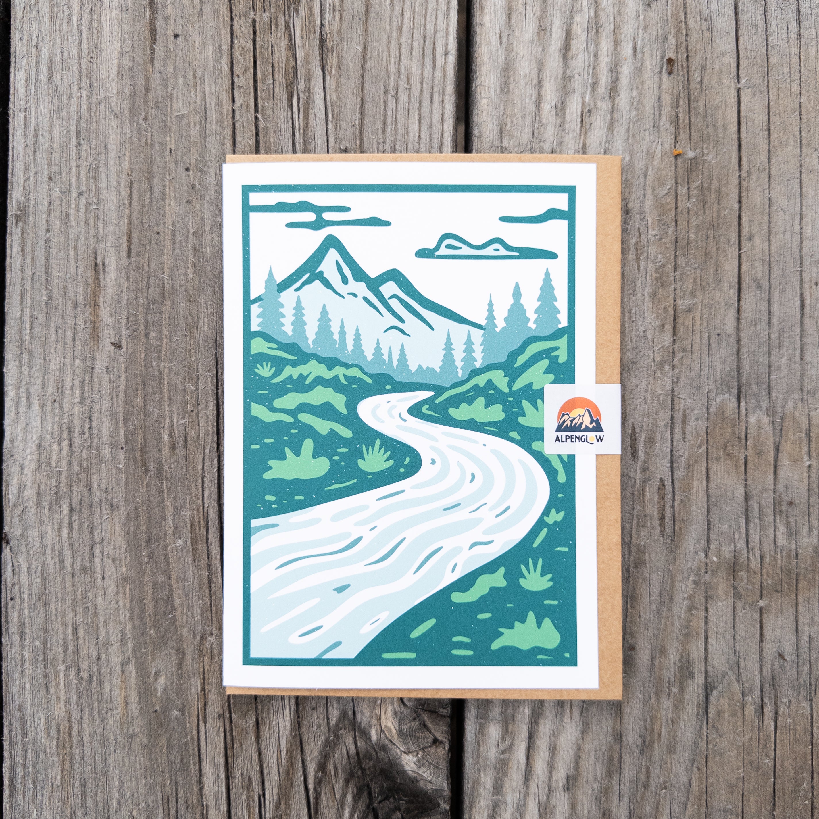Highland Stream Art Card