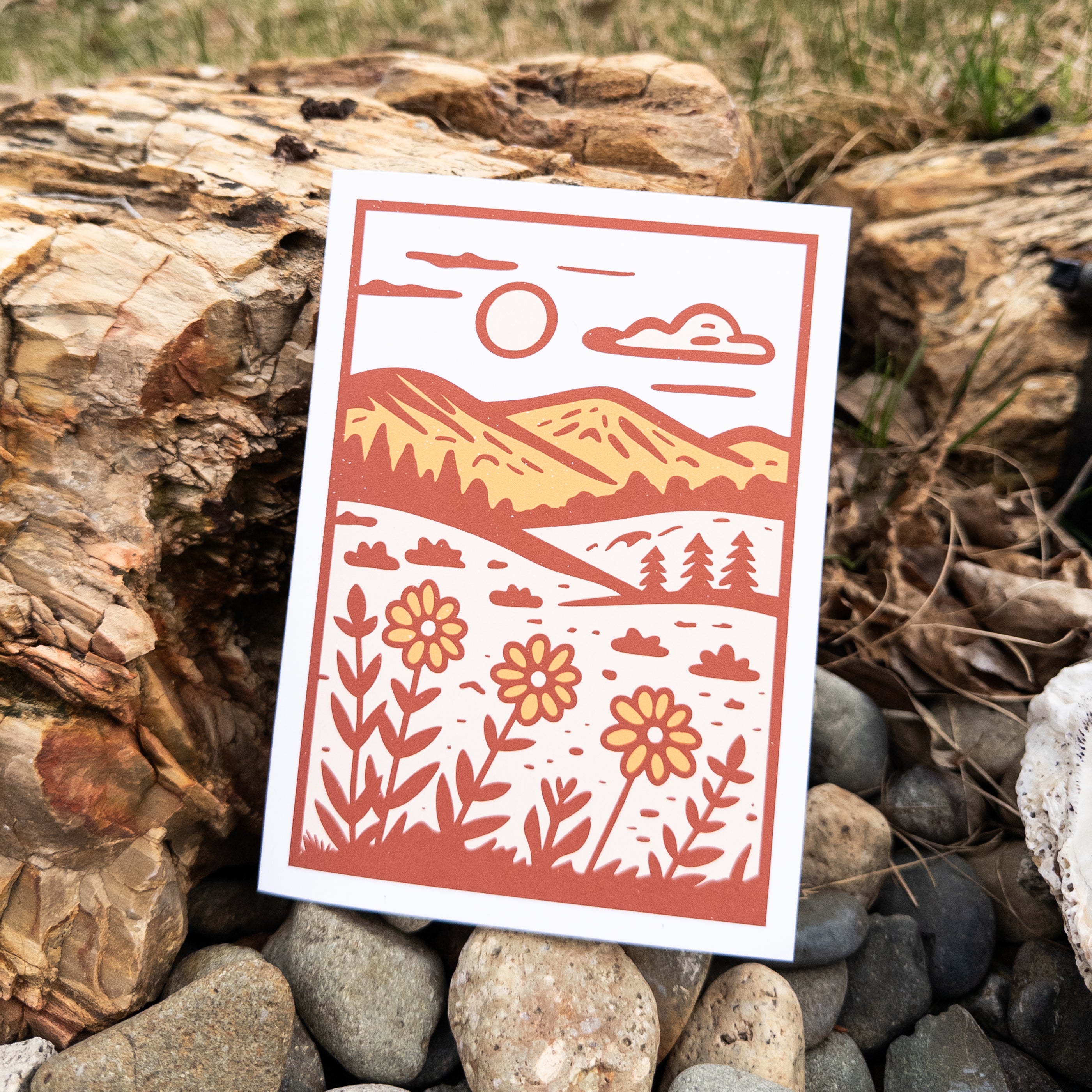 Mountain Meadow Art Card