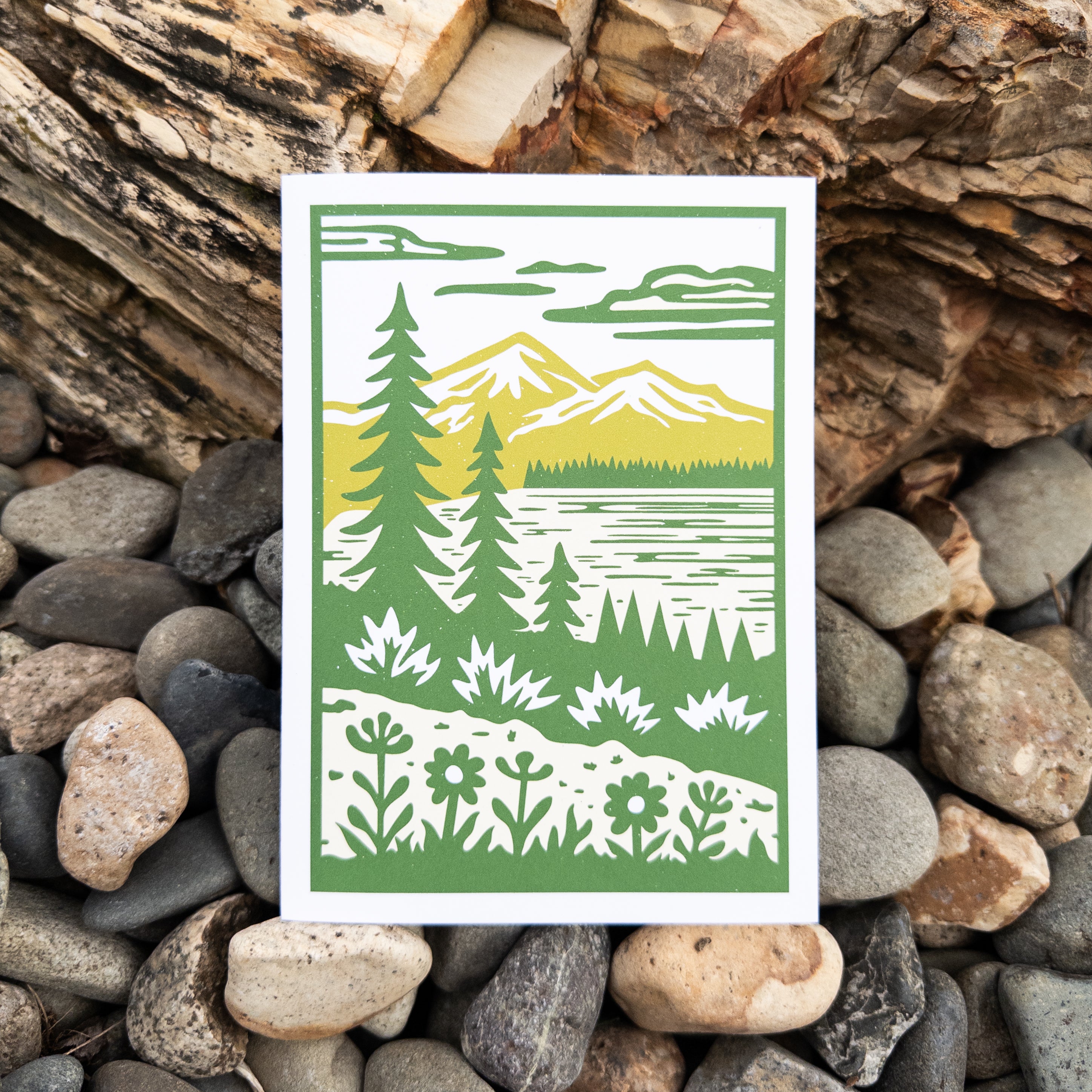 Lakeside Pines Art Card