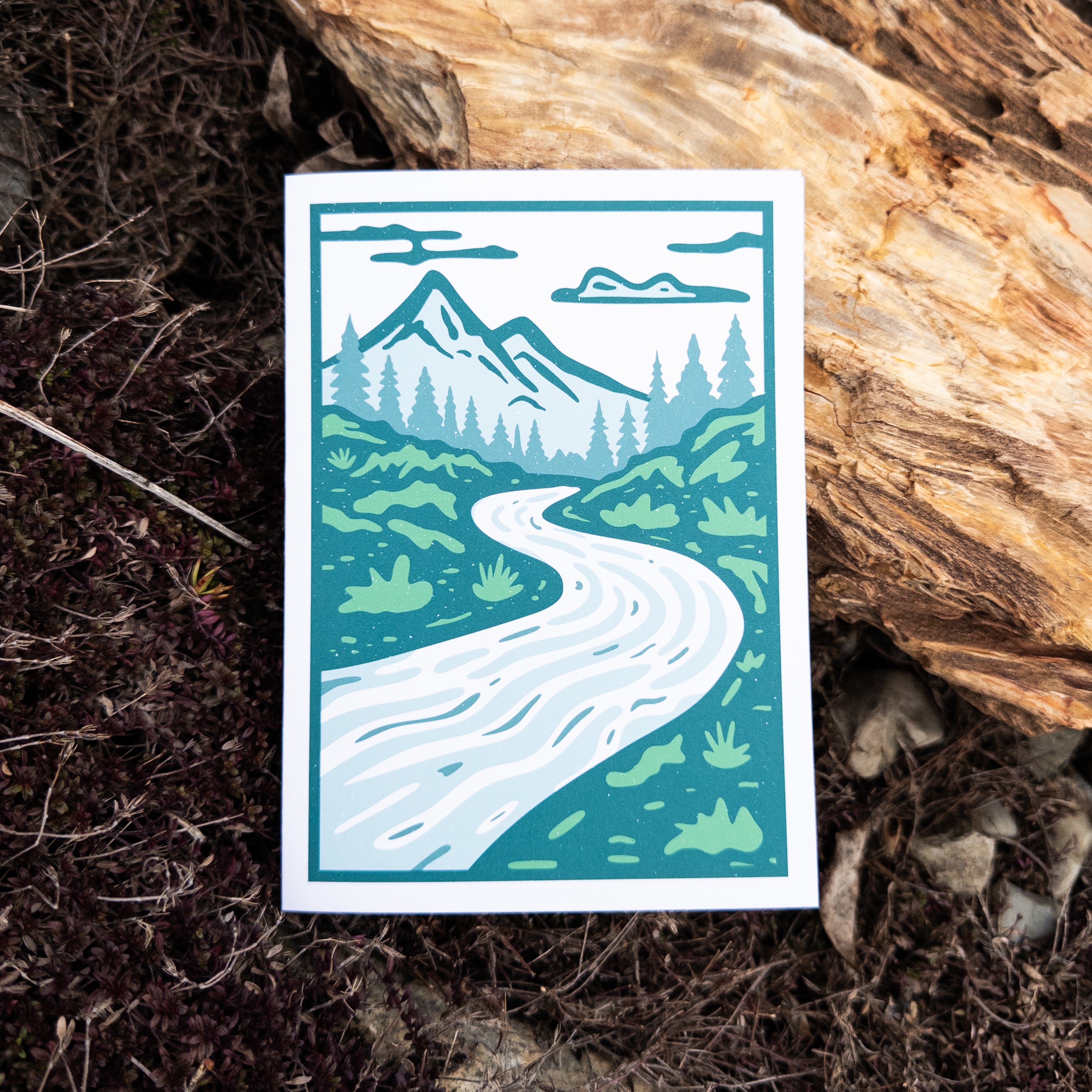 Highland Stream Art Card
