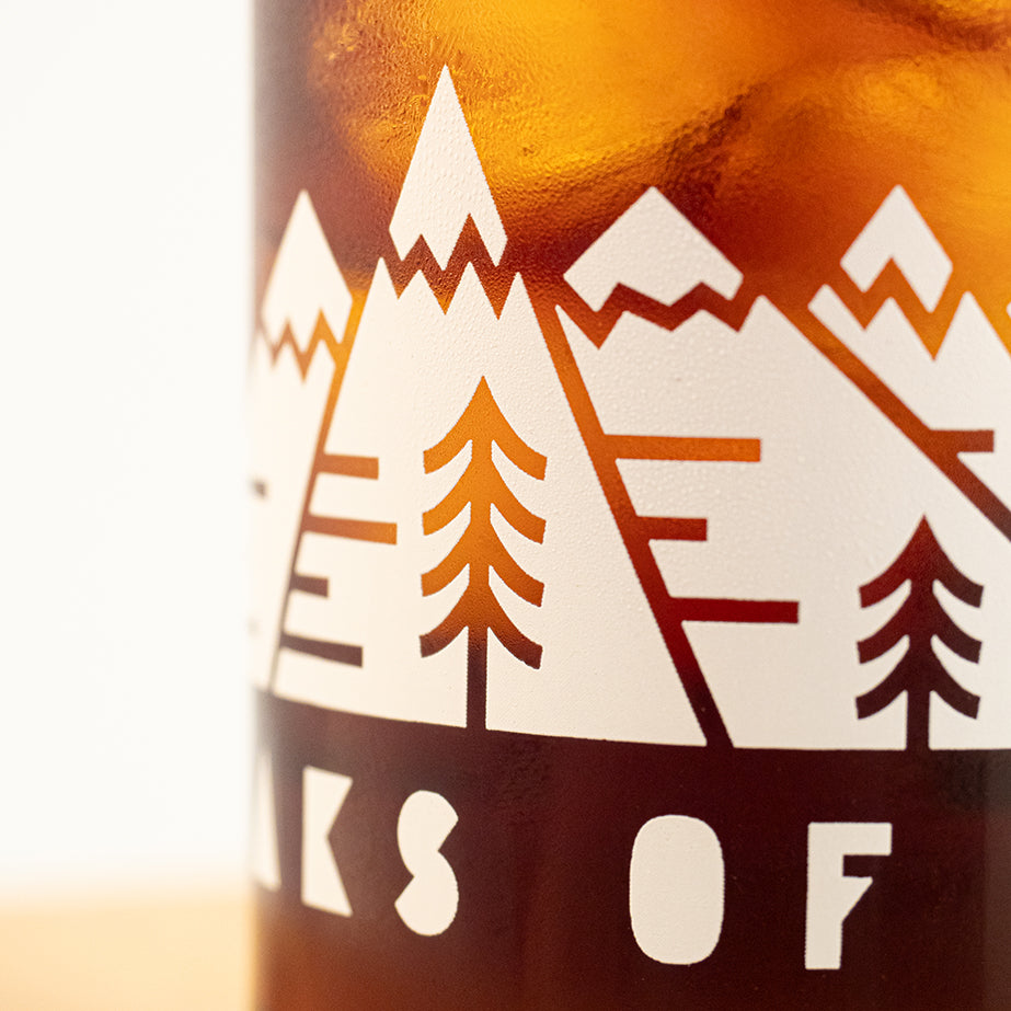 Peaks of Washington 16oz Glass Can