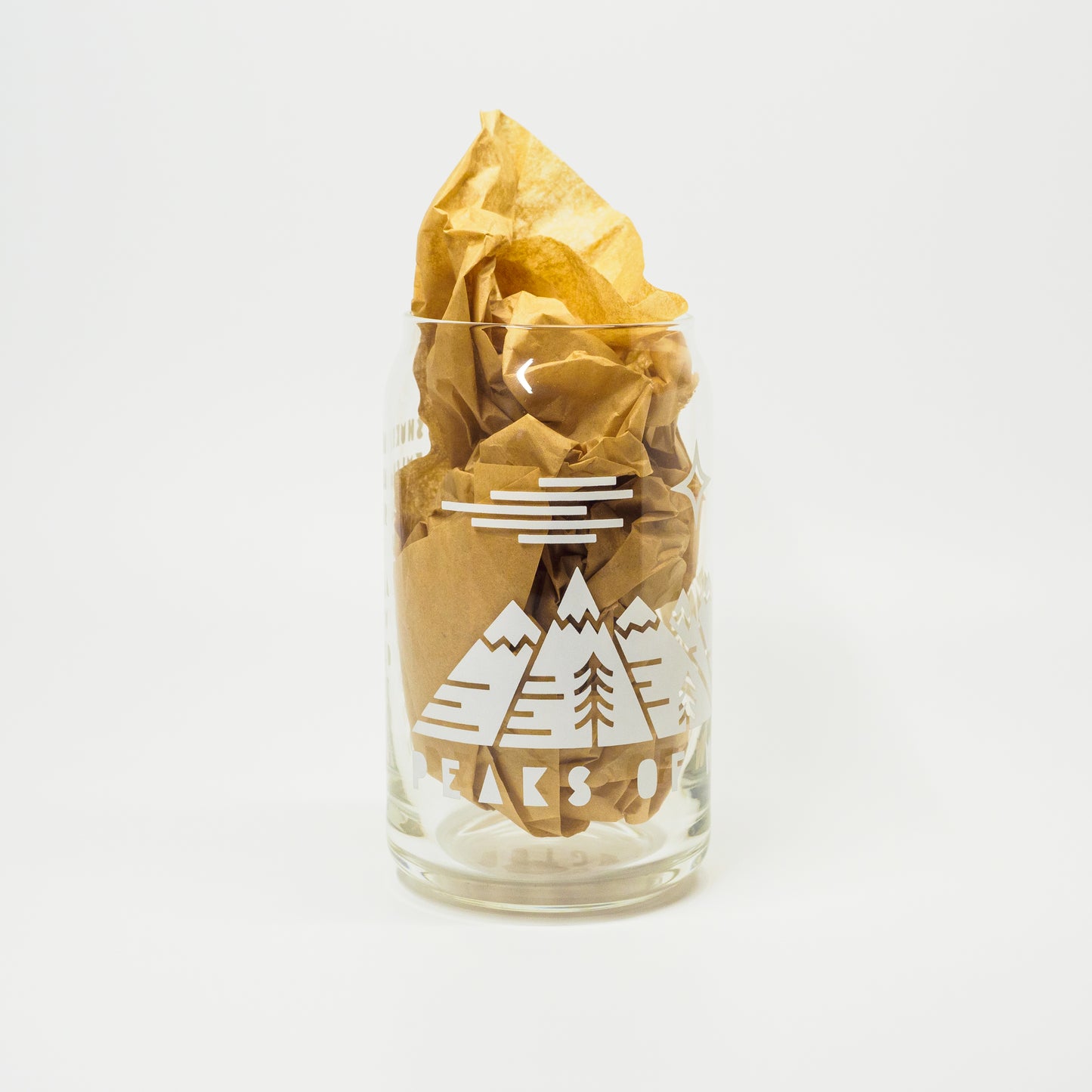 Peaks of Washington 16oz Glass Can