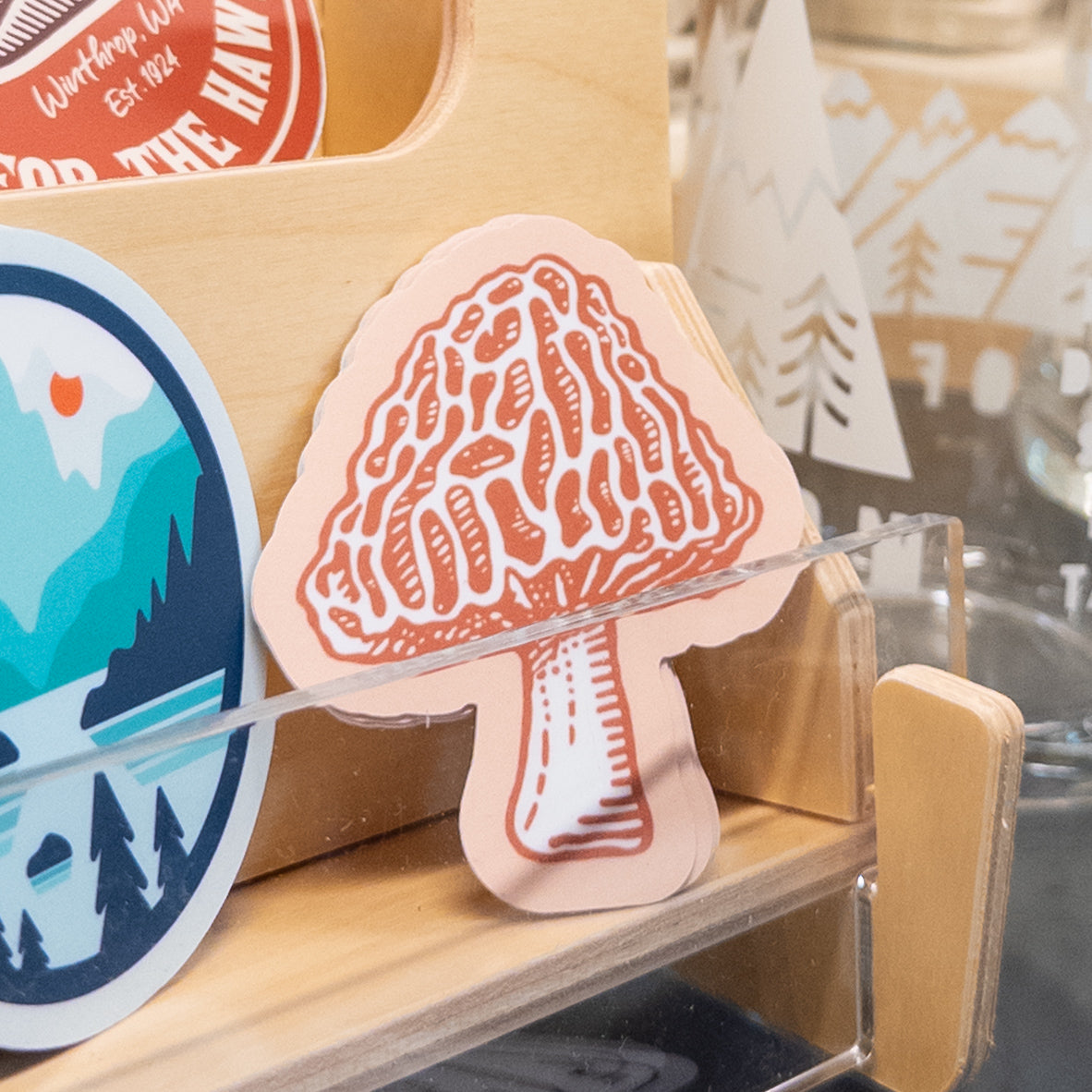 Morel Mushroom Sticker