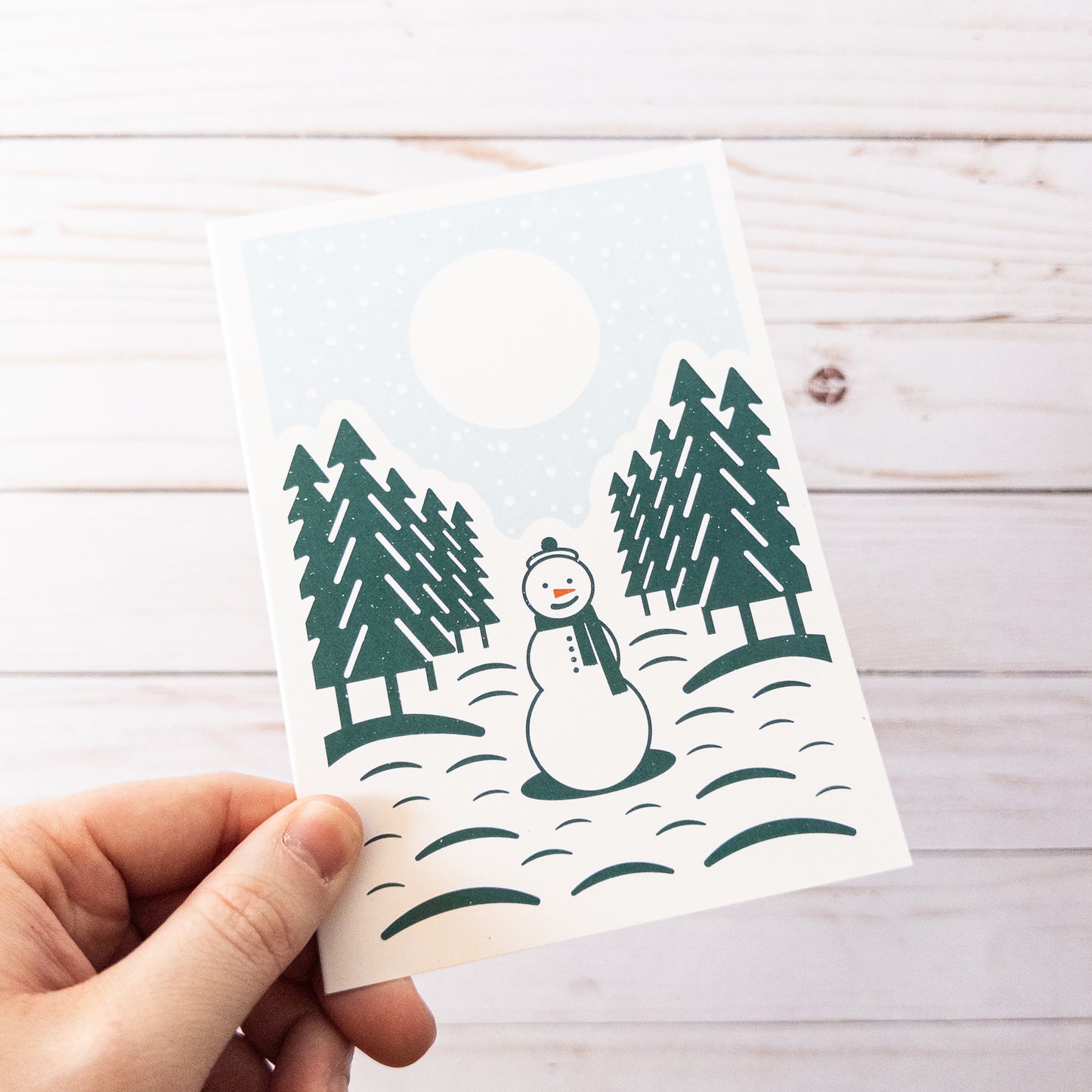 Frosty Friend Art Card