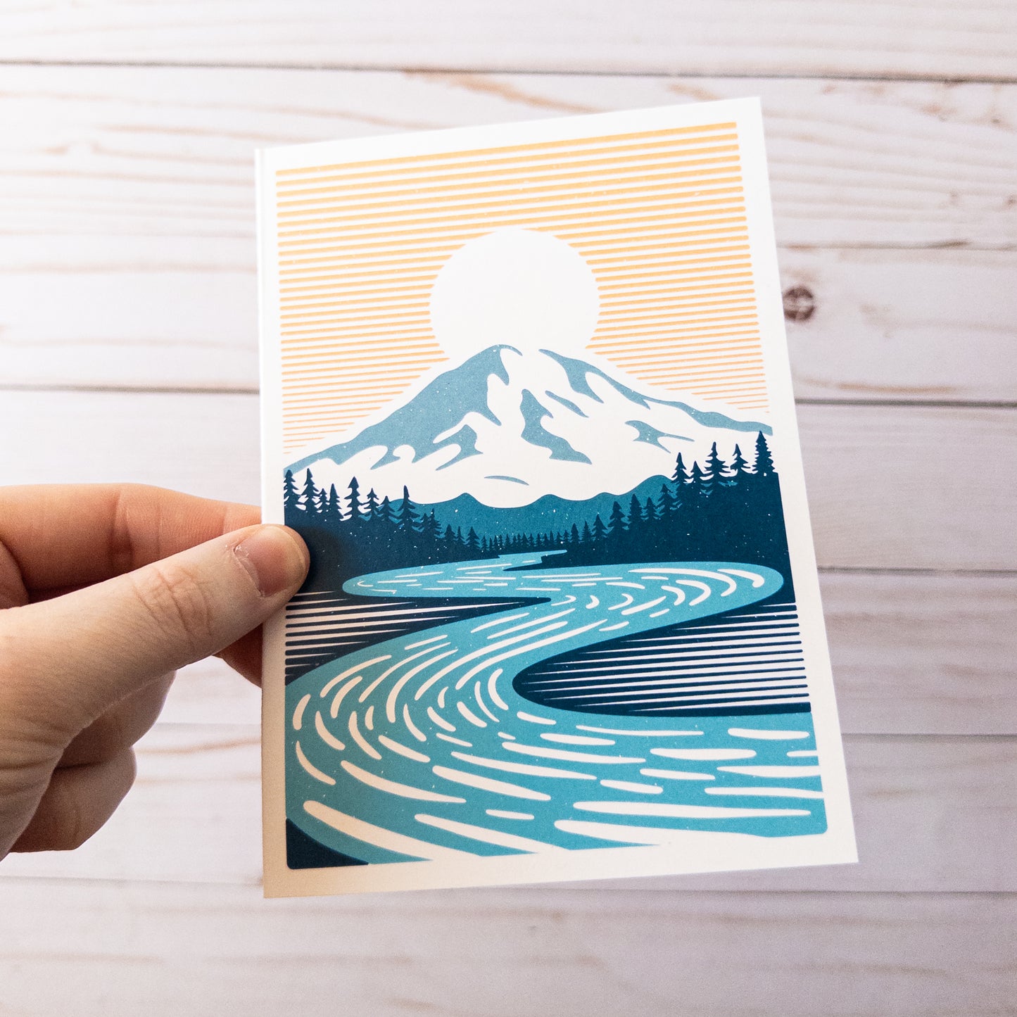 River to Rainier Art Card