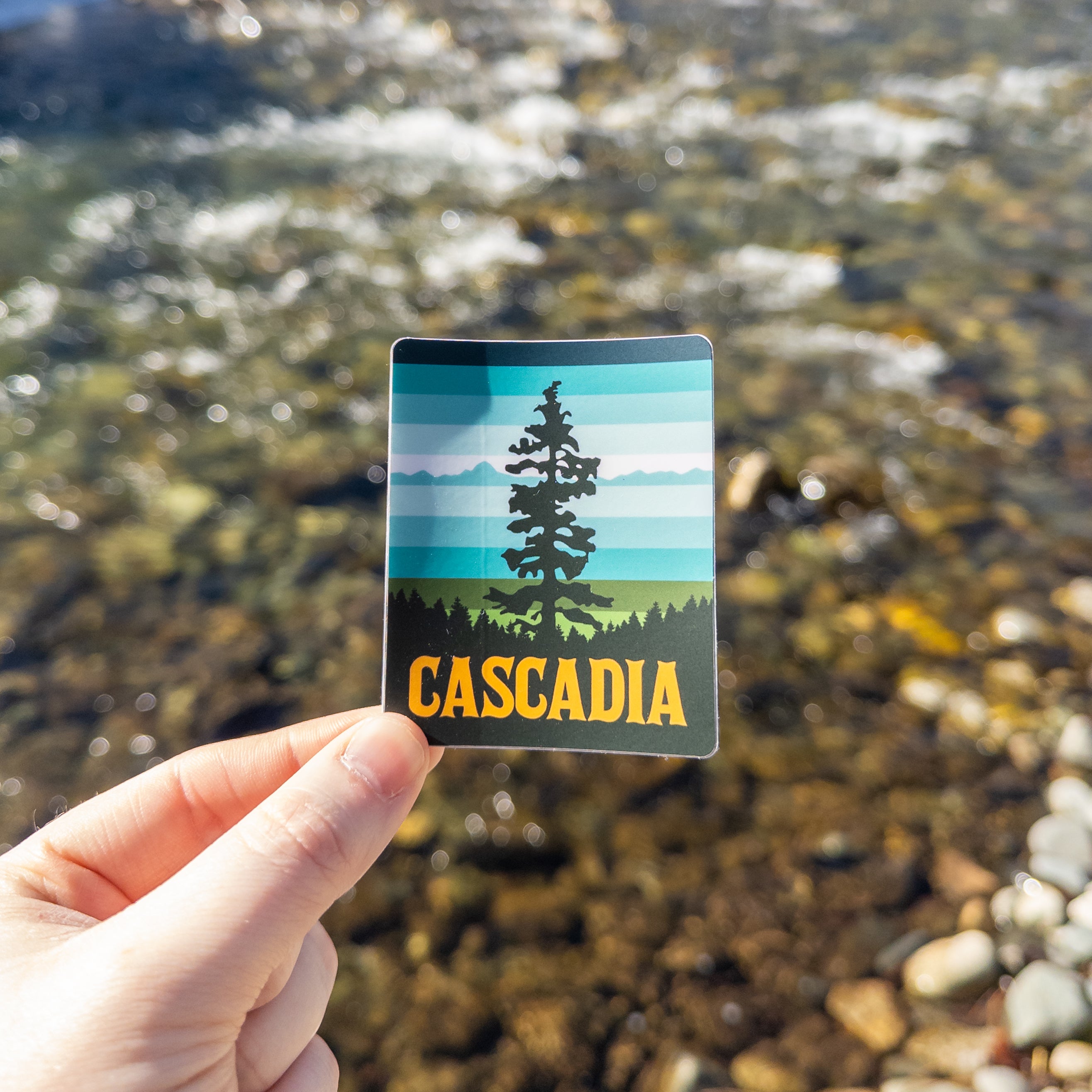 Cascadia Sticker