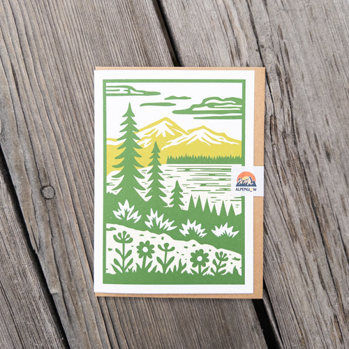 Lakeside Pines Art Card