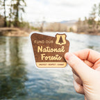 Fund Our National Forests Sticker
