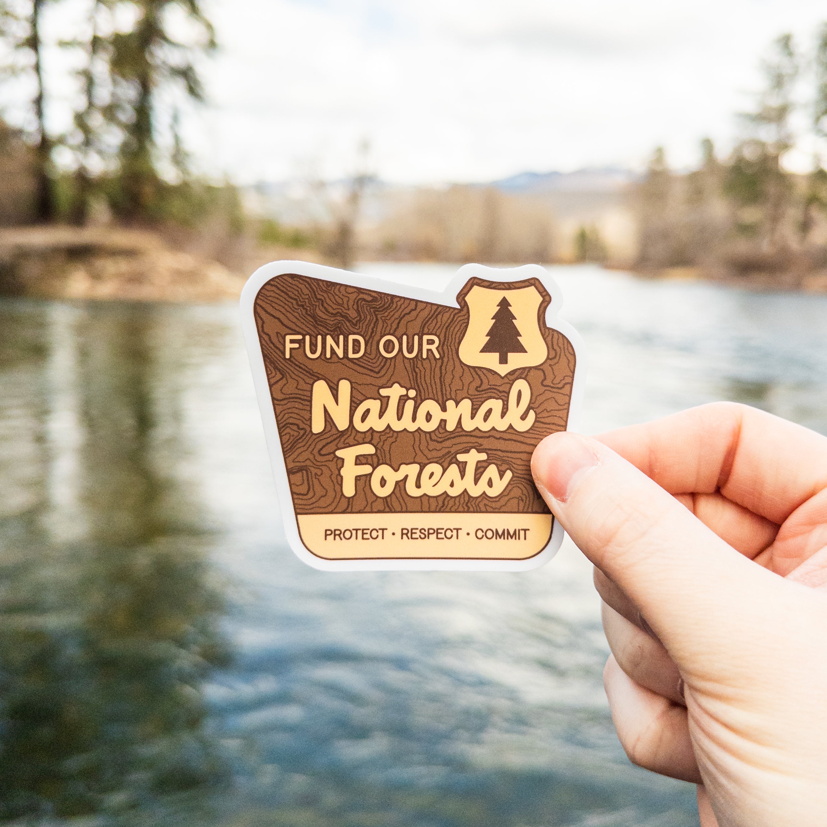 Fund Our National Forests Sticker