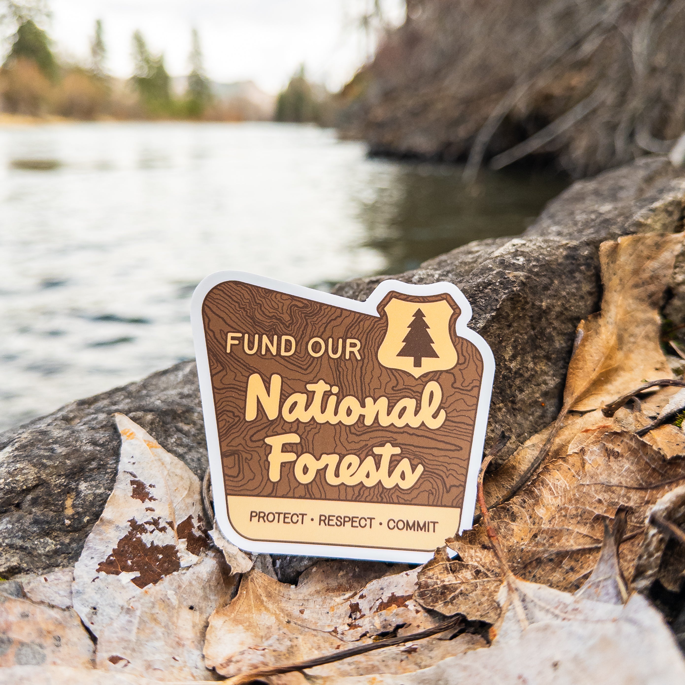 Fund Our National Forests Sticker