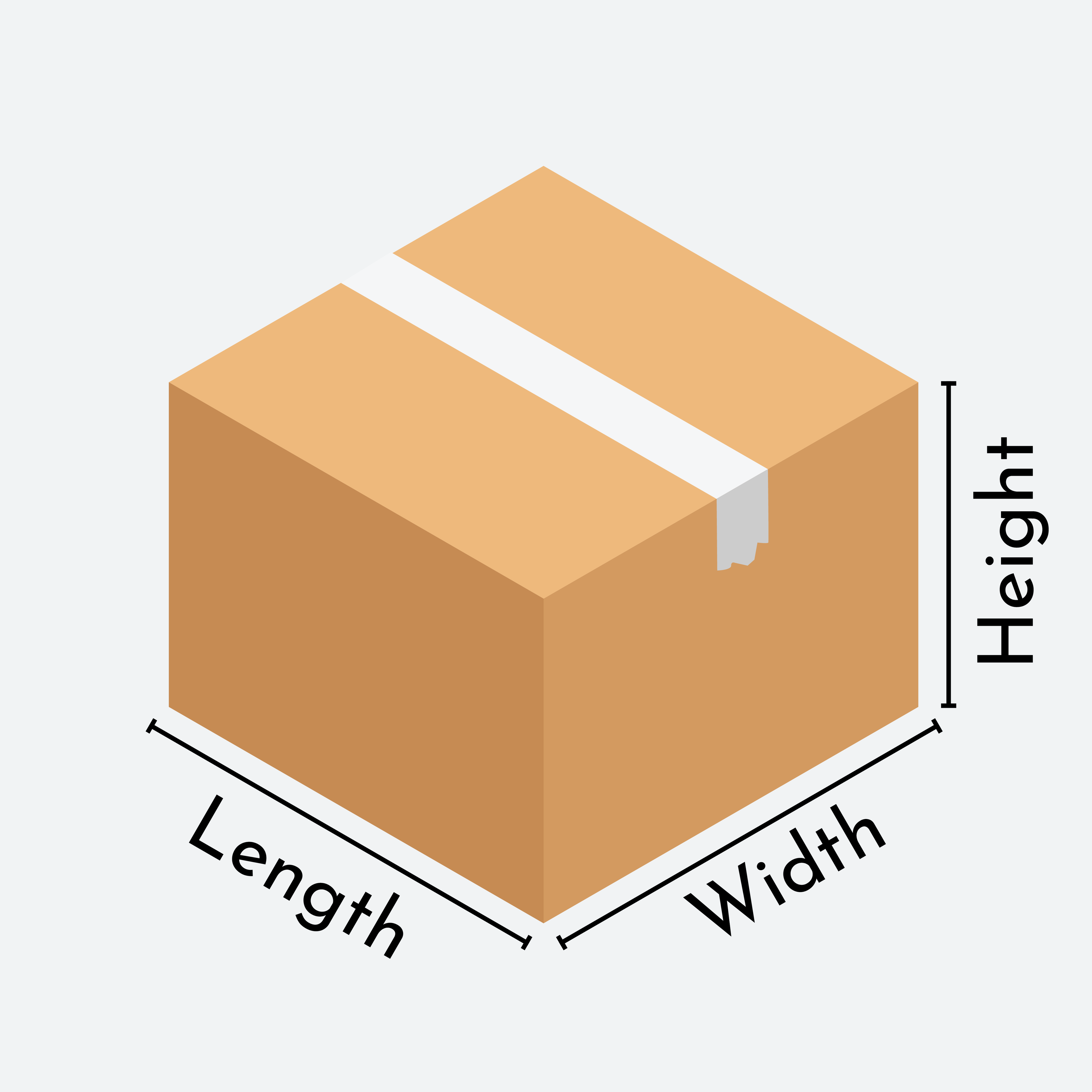 Corrugated Cardboard Shipping Box - Mini - 4" x 4" x 4"