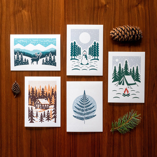 Winter Card Pack of 5