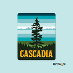 Cascadia Sticker