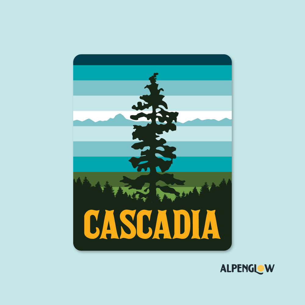 Cascadia Sticker