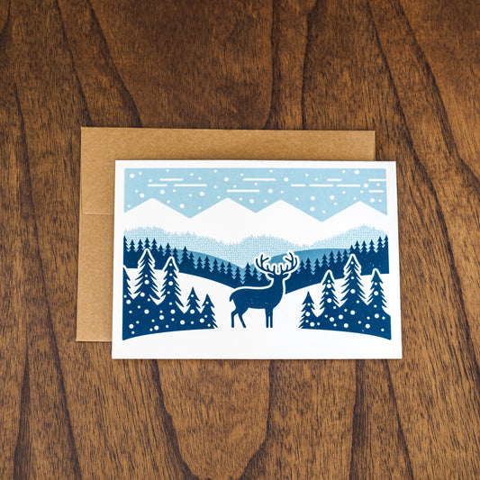 Enchanted Antlers Art Card