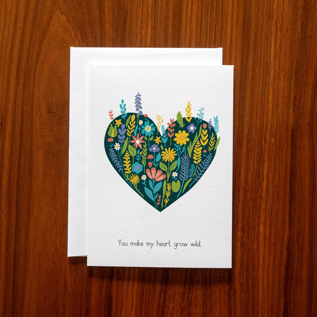 Wild Heart Greeting Card
