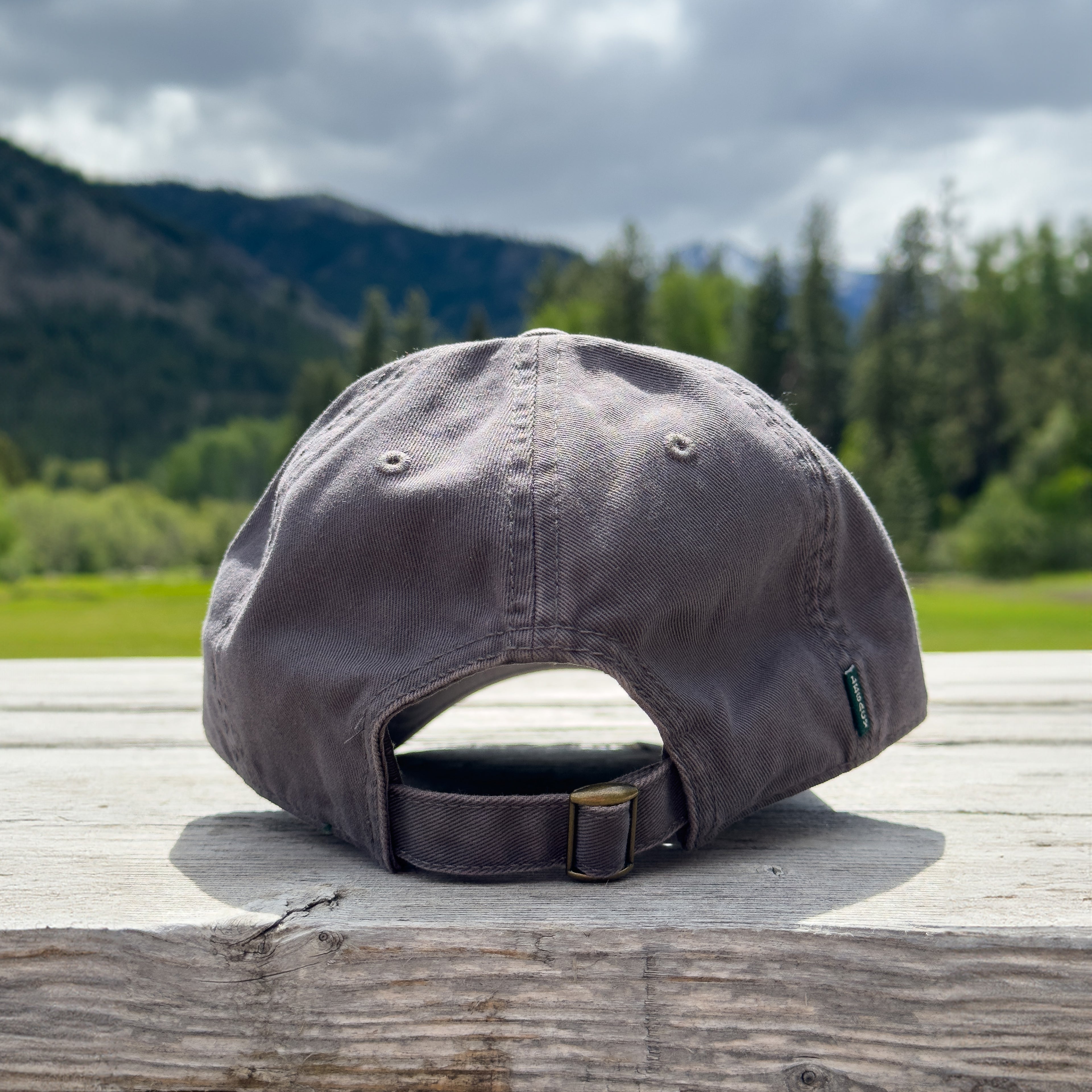 Alpenglow Embroidered Patch Dad Hat (Granite)