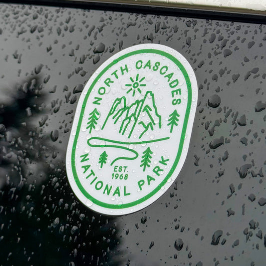 North Cascades Liberty Bell Sticker