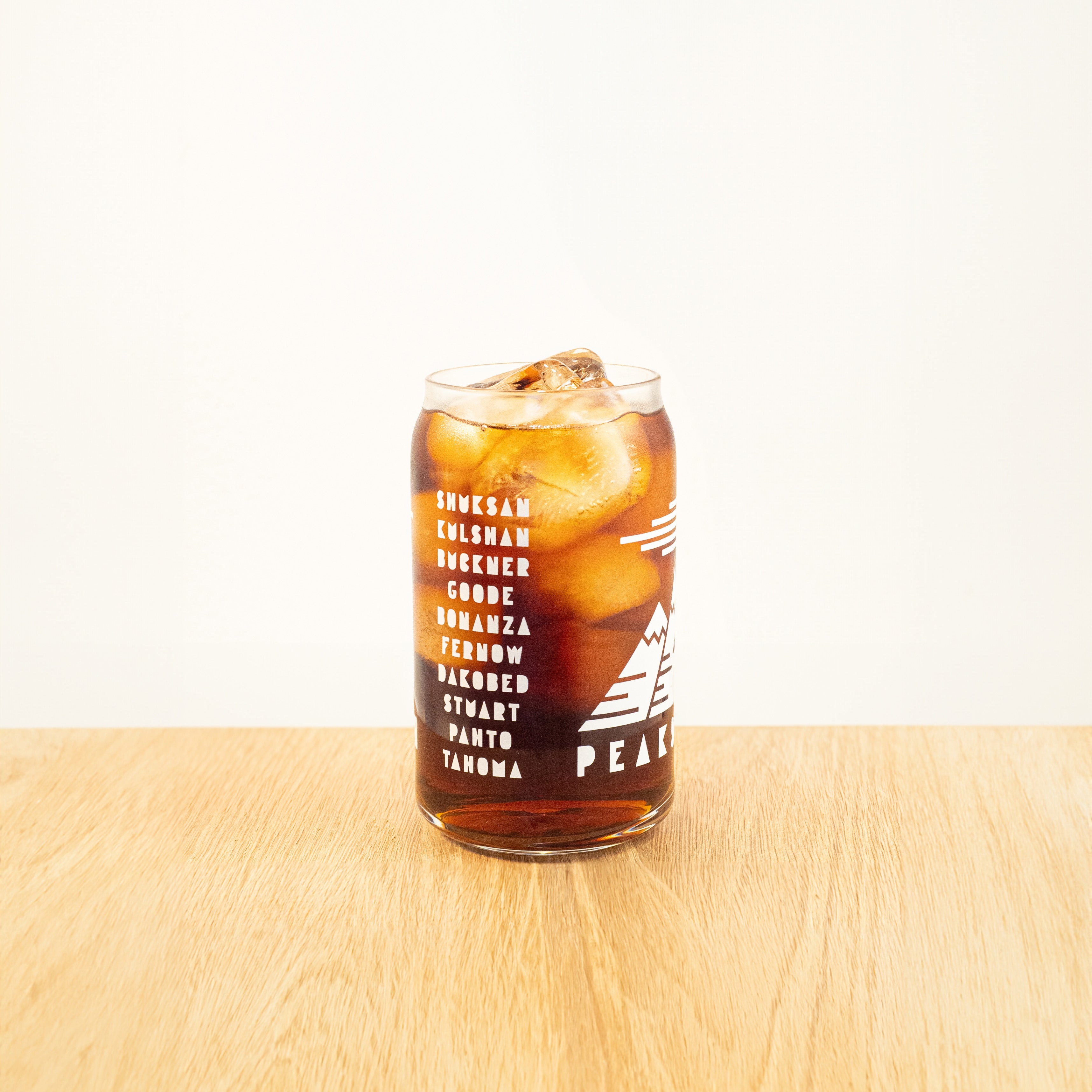 Peaks of Washington 16oz Glass Can