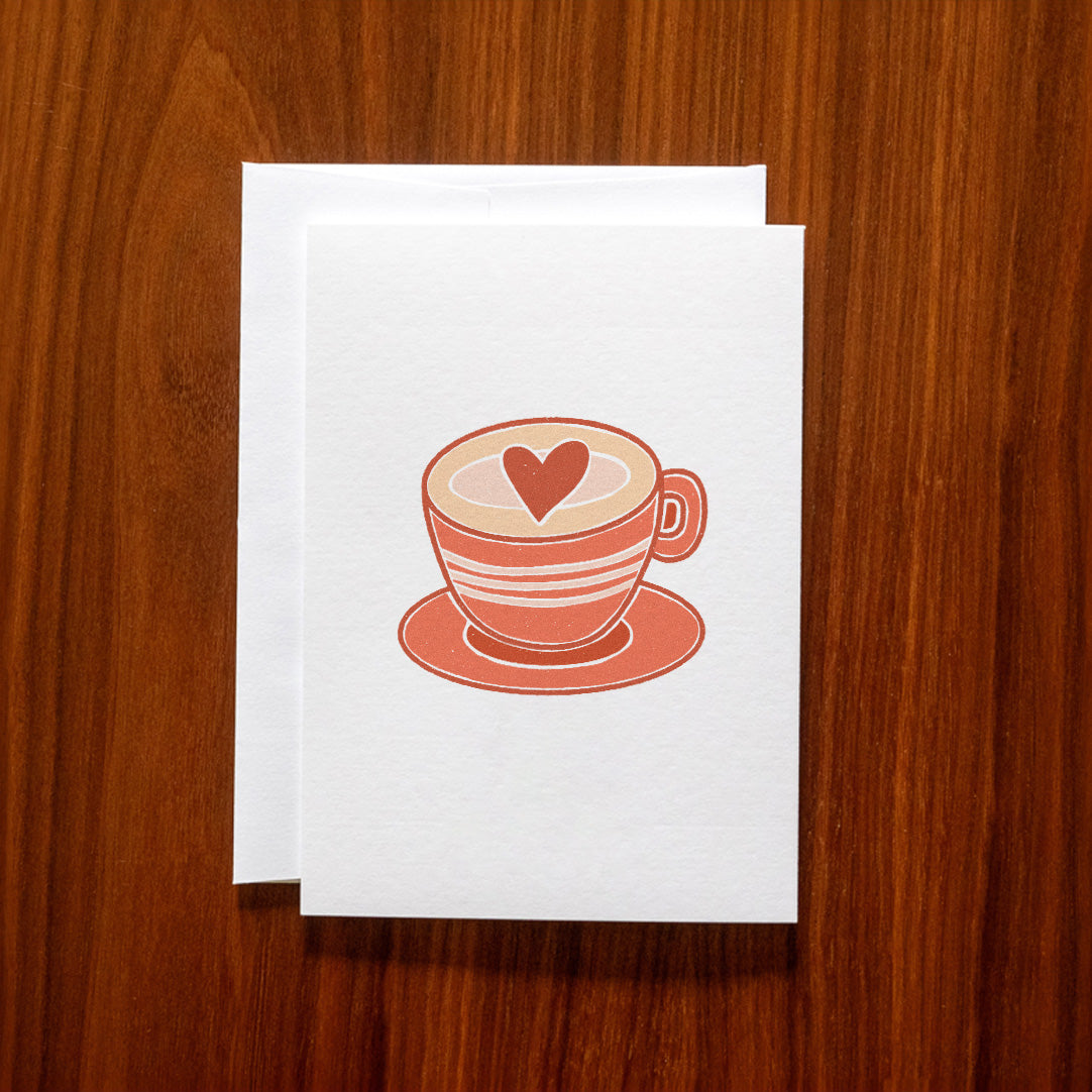 Latte Love Art Card