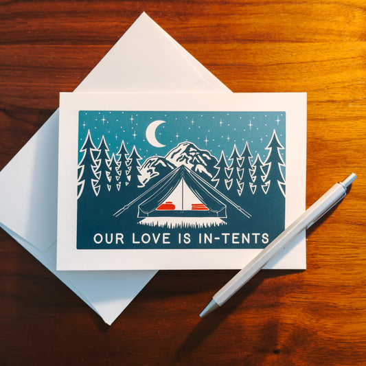 In-Tents Love Greeting Card