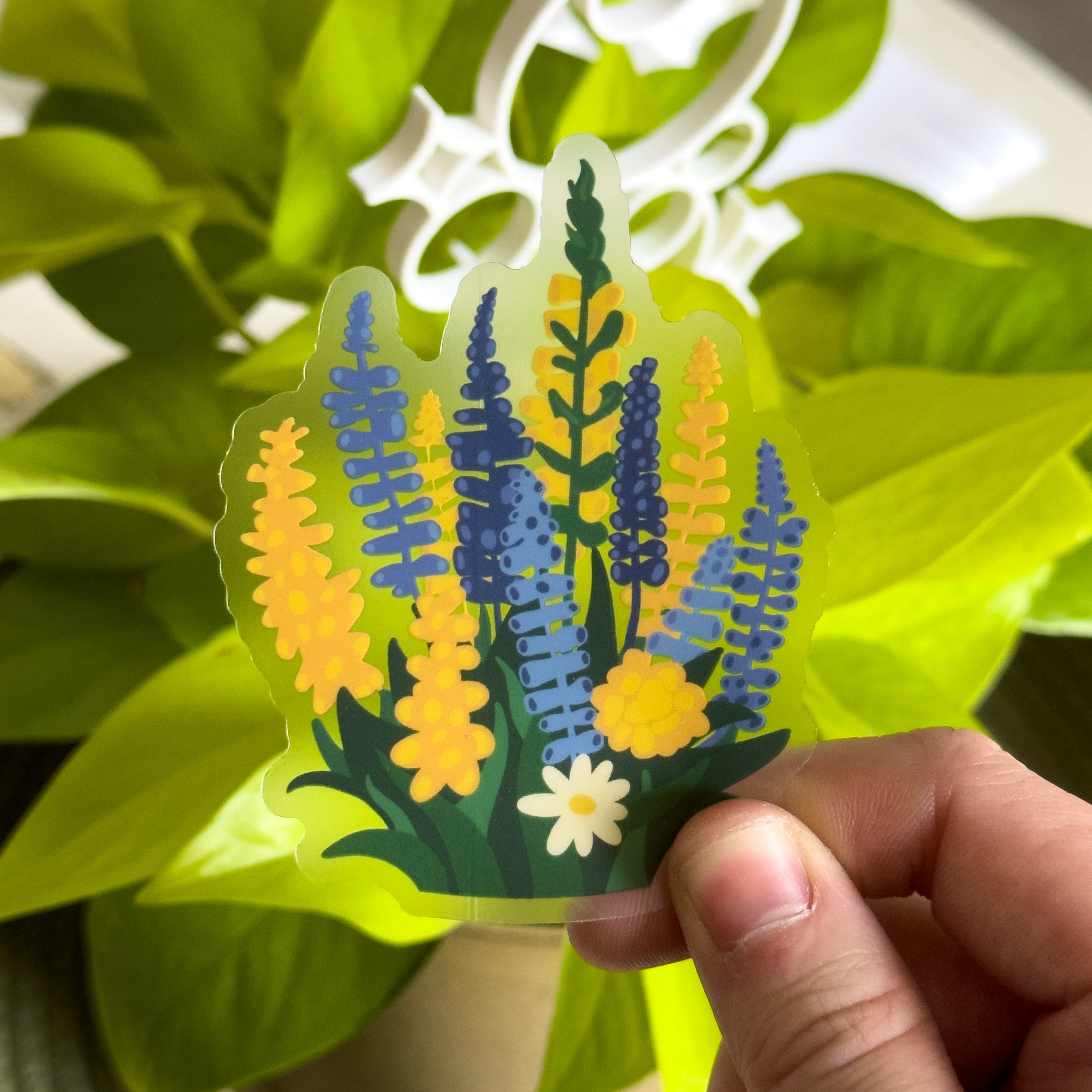 Lupin Sticker (Clear)