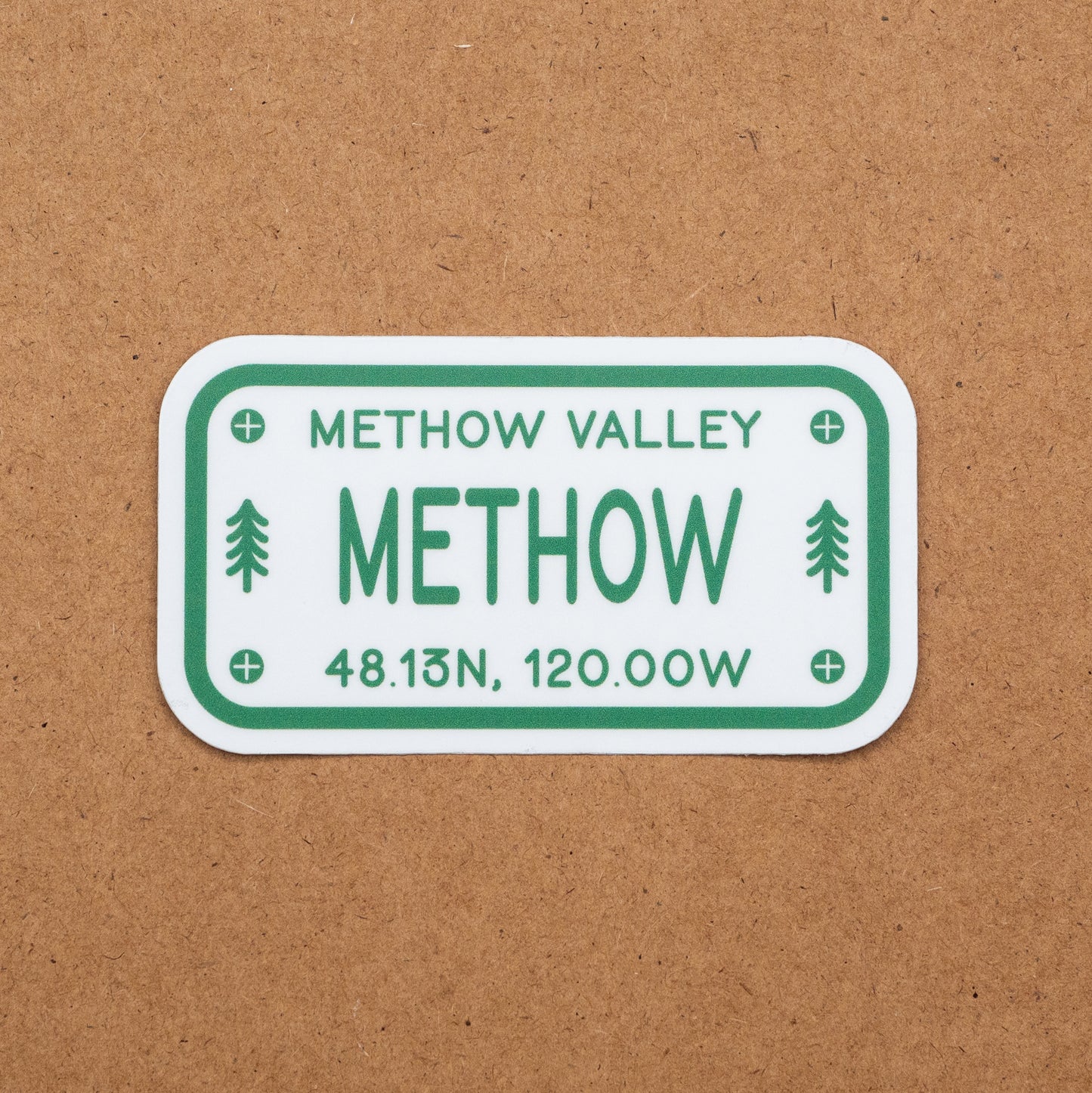 Methow License Plate Sticker