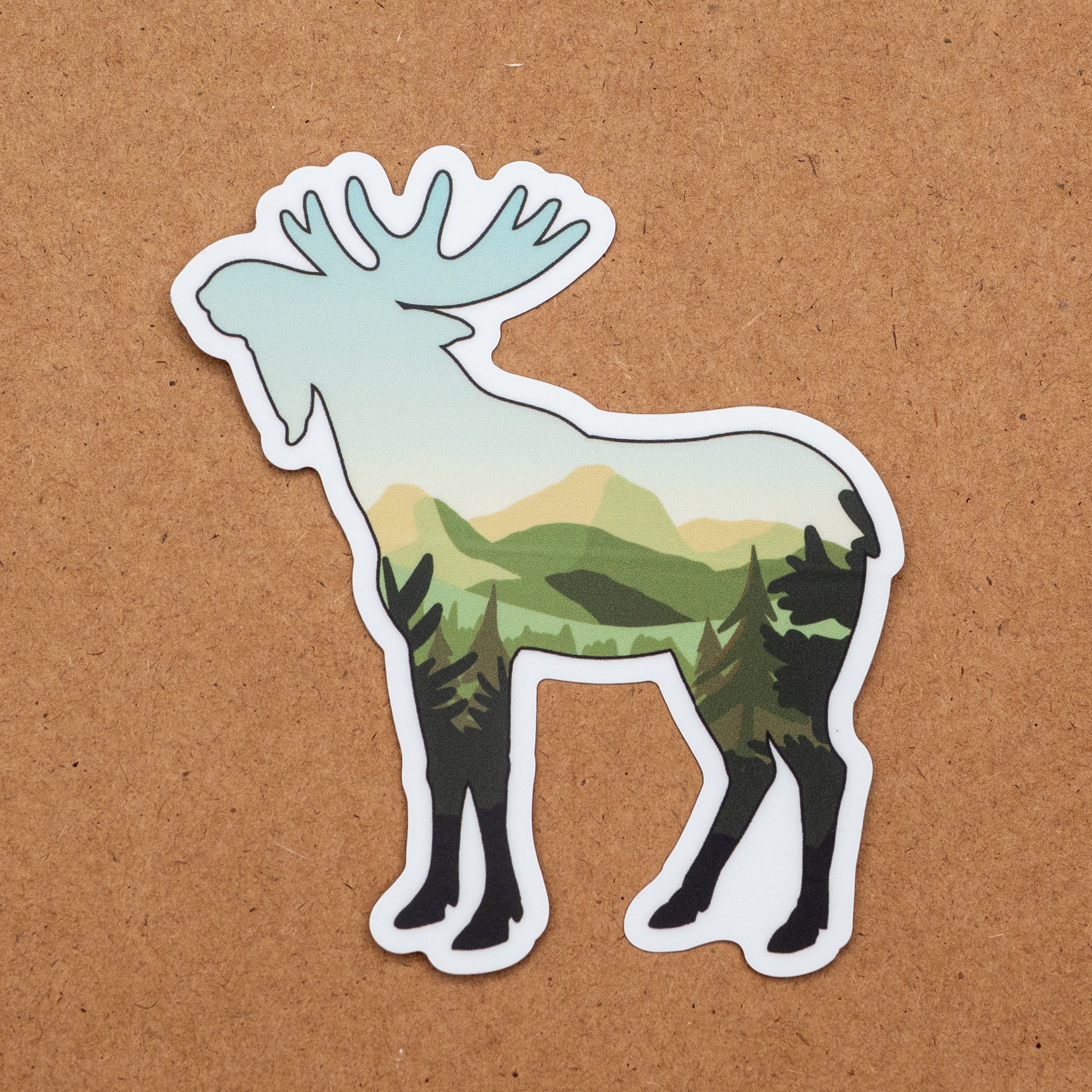Moose Sticker