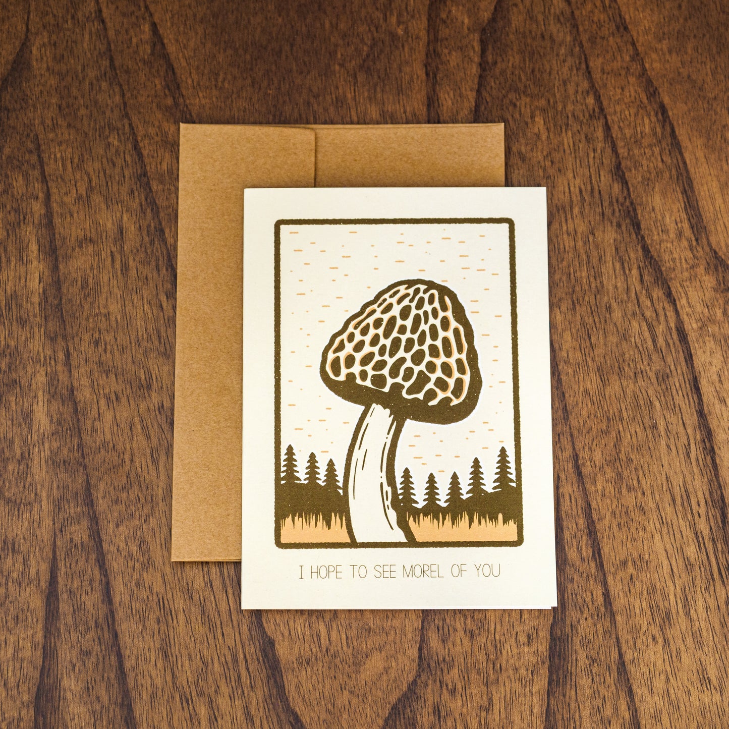 Morel Missing You Greeting Card