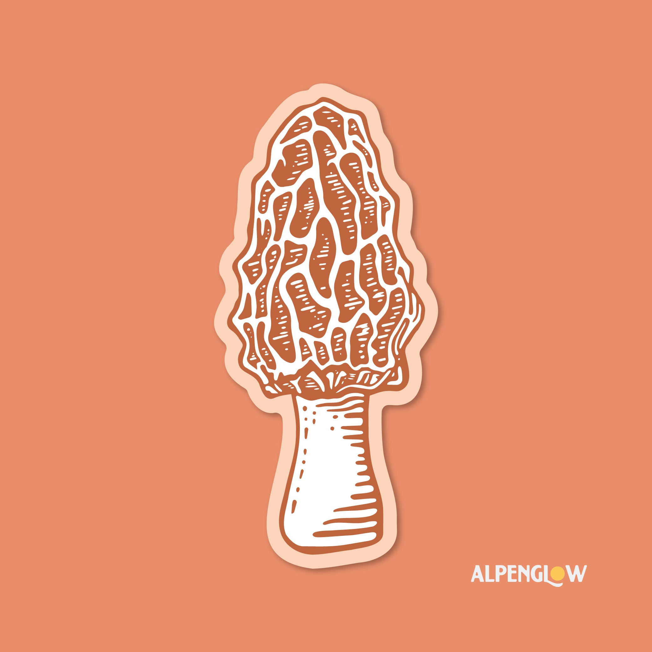 Morel Mushroom Sticker