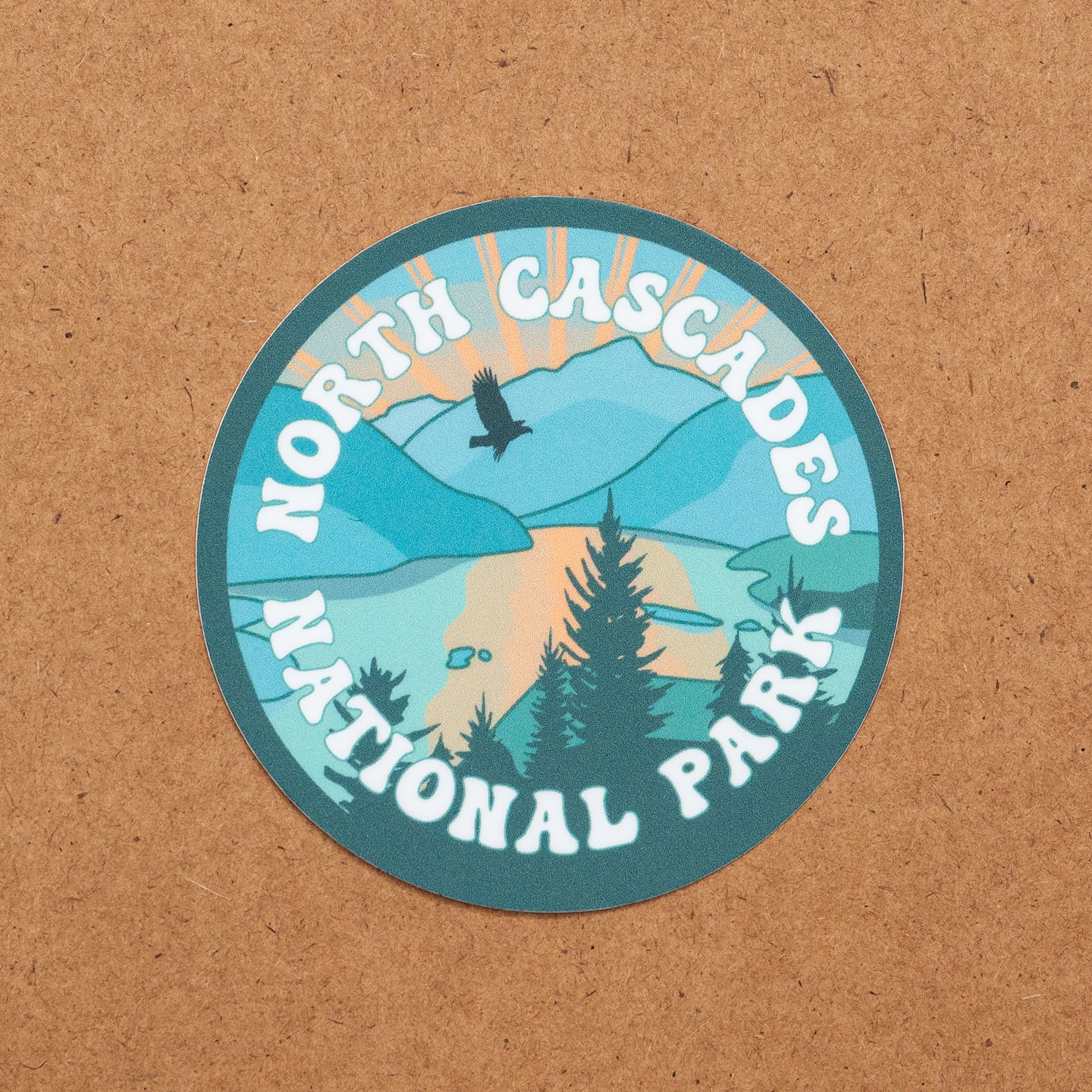 North Cascades Lake Diablo Sticker