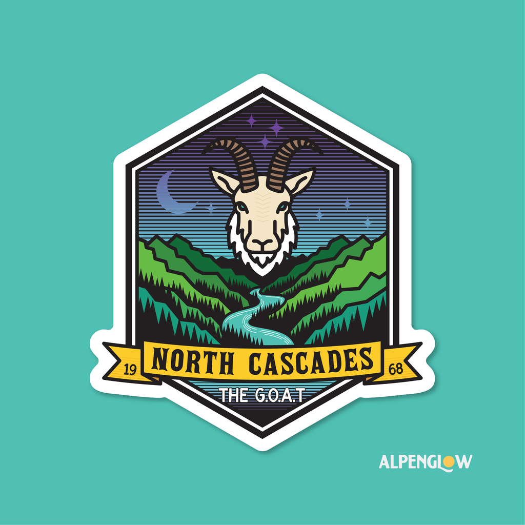 North Cascades - The G.O.A.T. Sticker