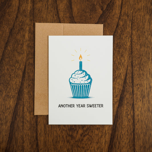 Cupcake Birthday Greeting Card