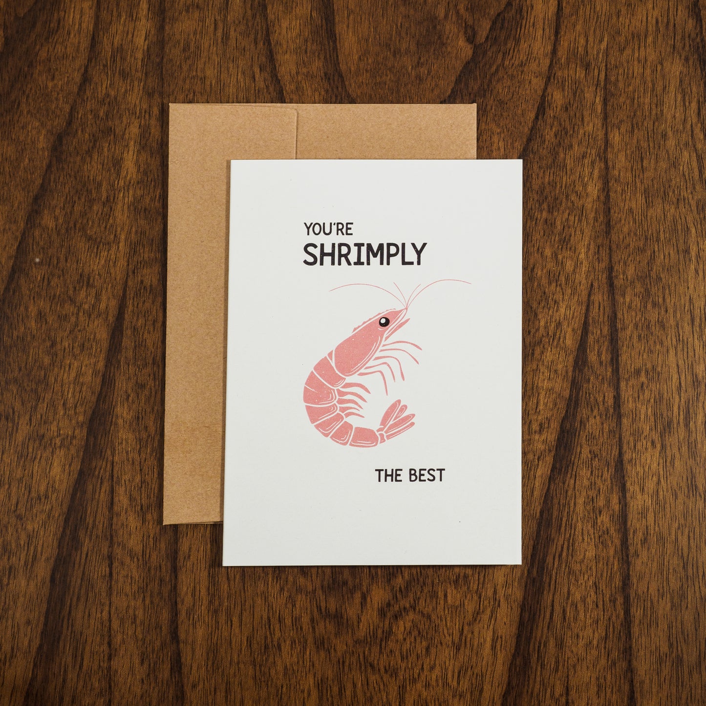 Shrimply the Best Greeting Card