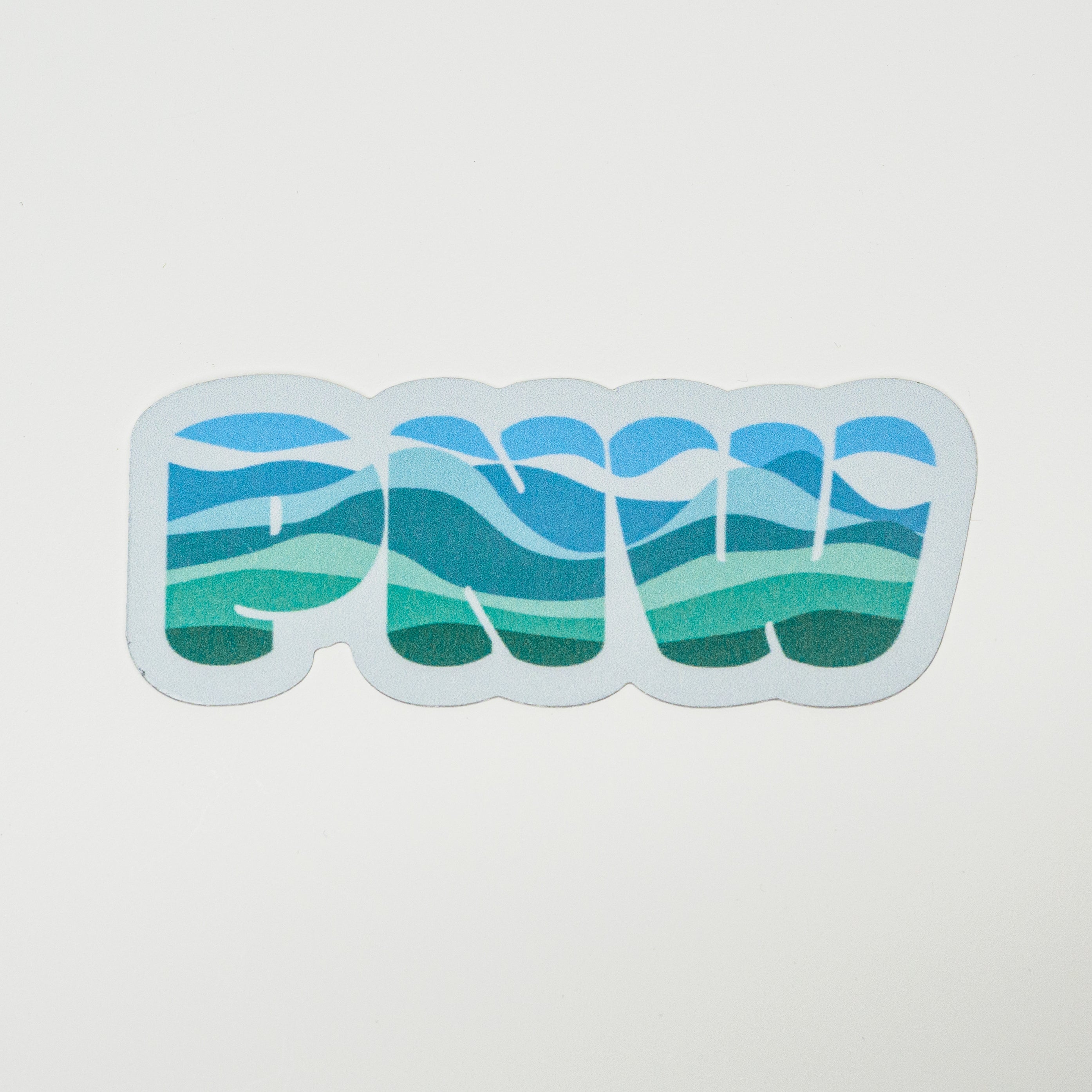 PNW Wavy Sticker