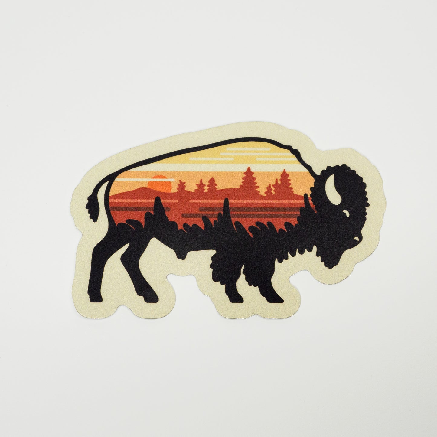 Bison Sticker