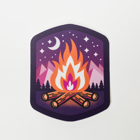 Campfire Sticker