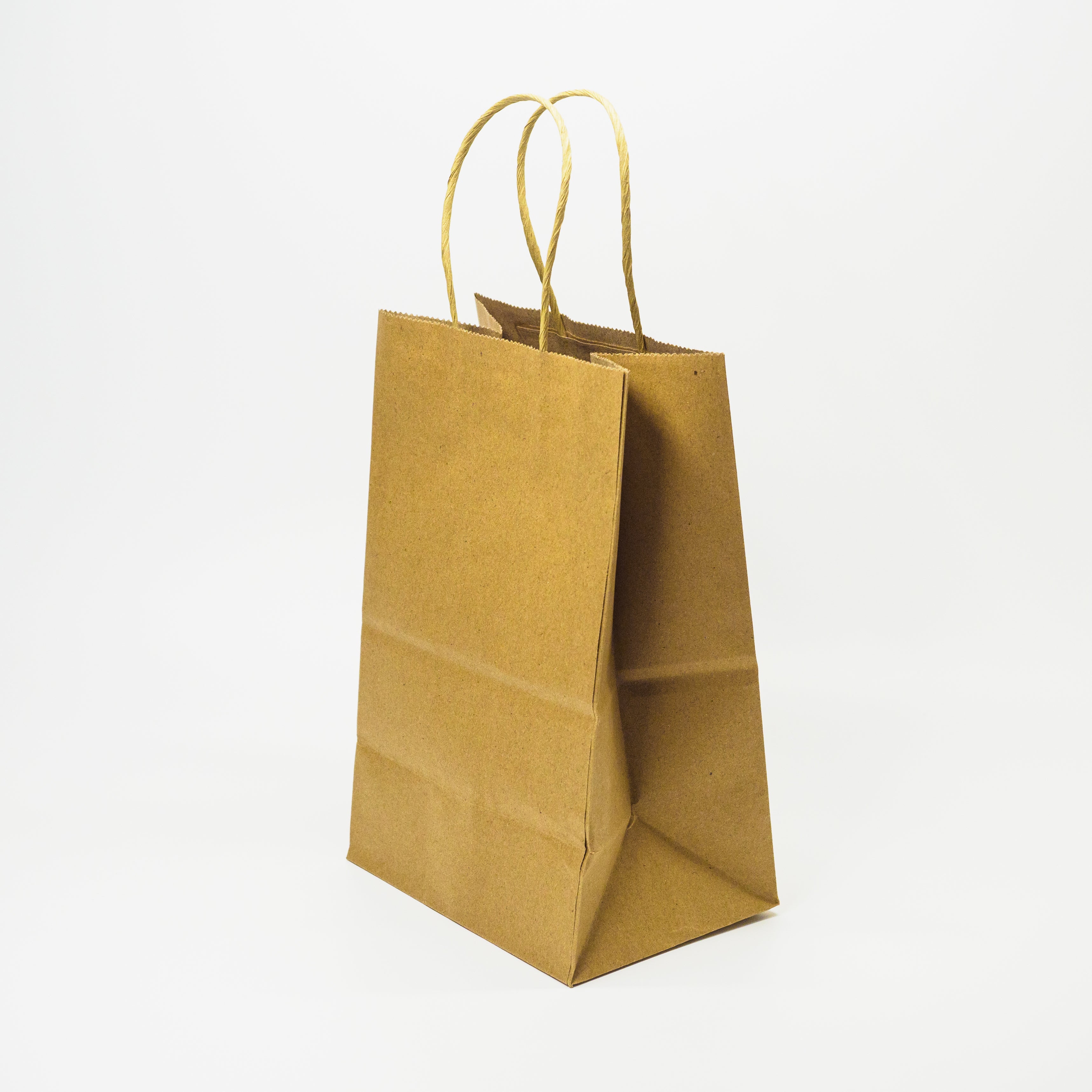 Kraft Retail Gift Bags - Extra Small (Pack of 10)