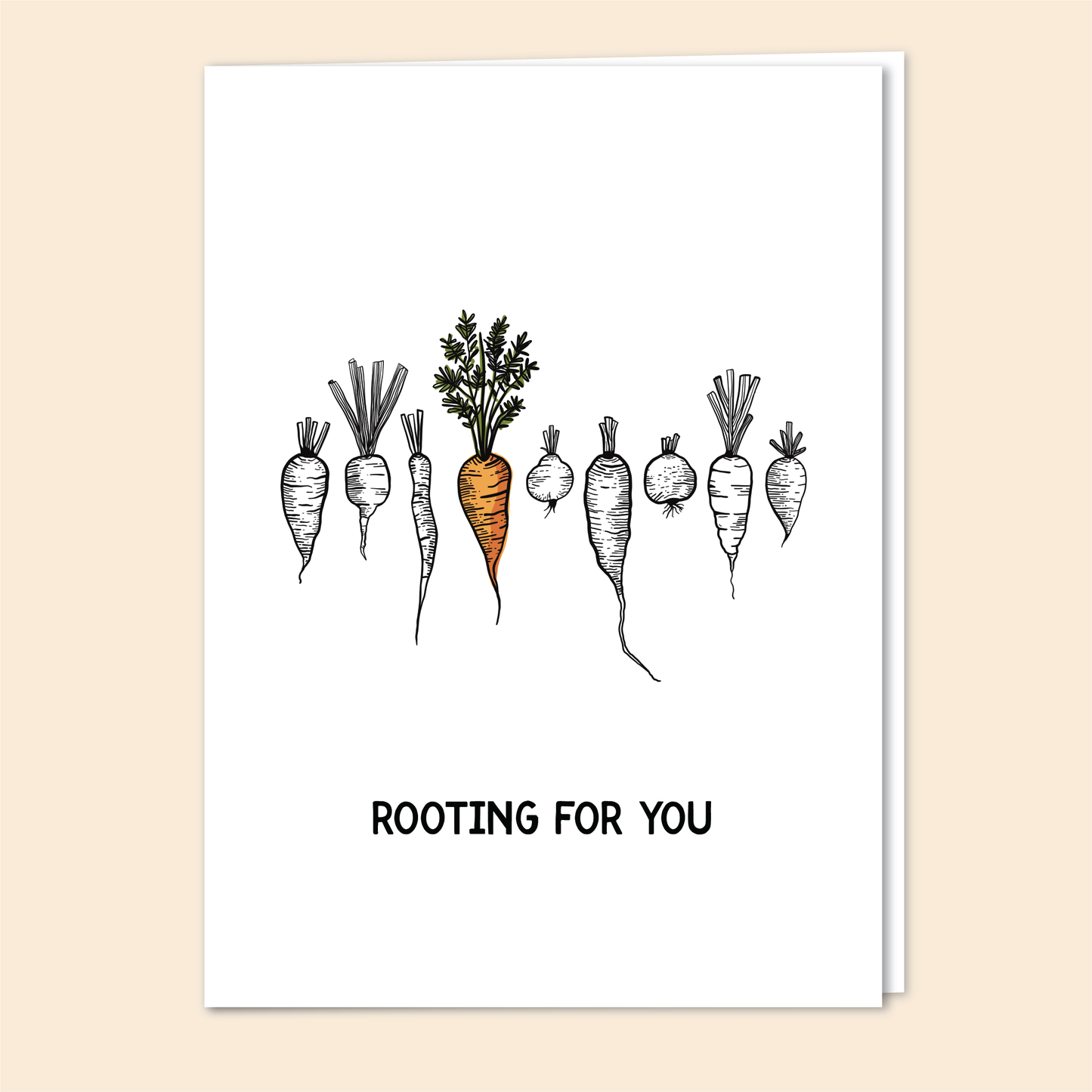 Rooting for You Greeting Card