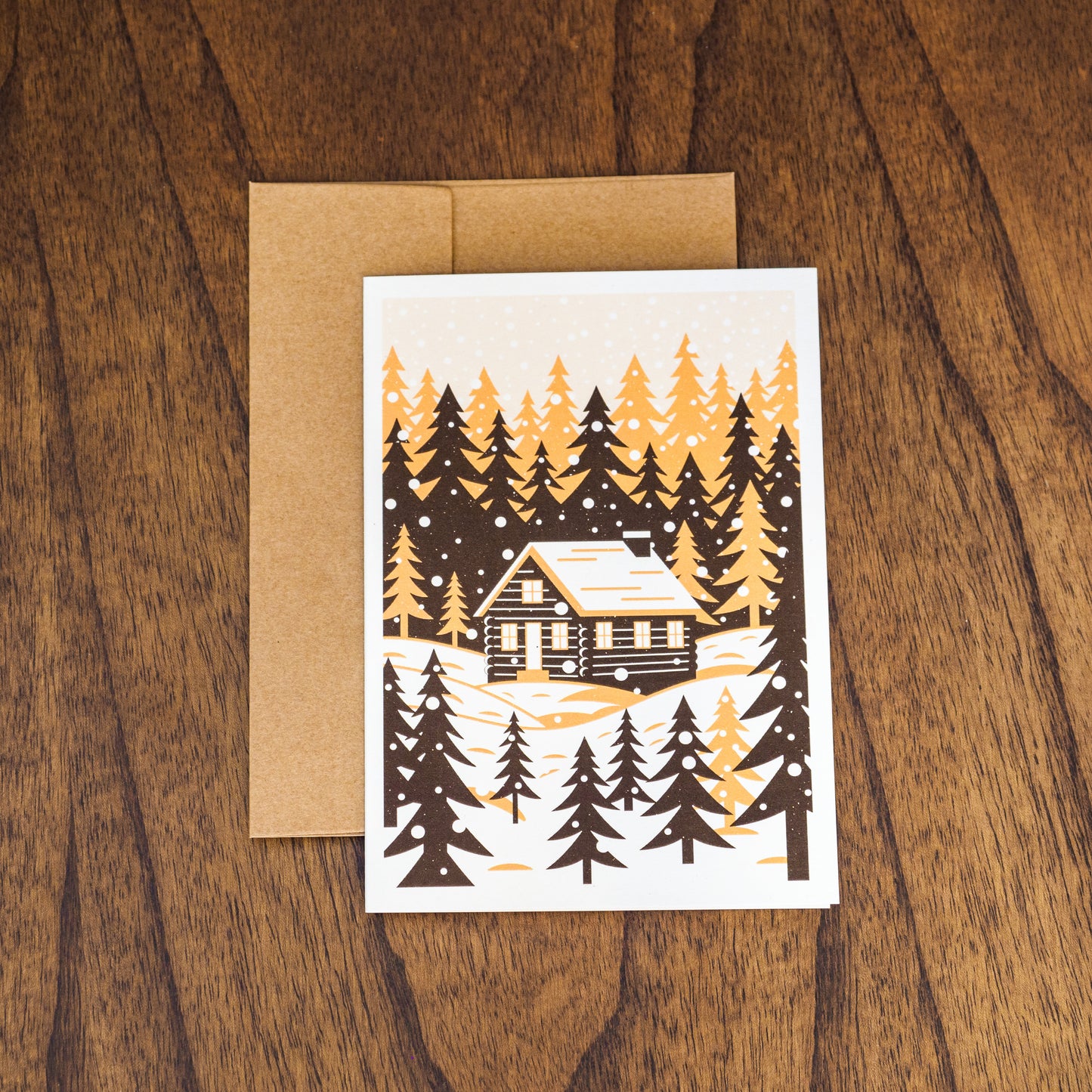 Snowy Retreat Art Card