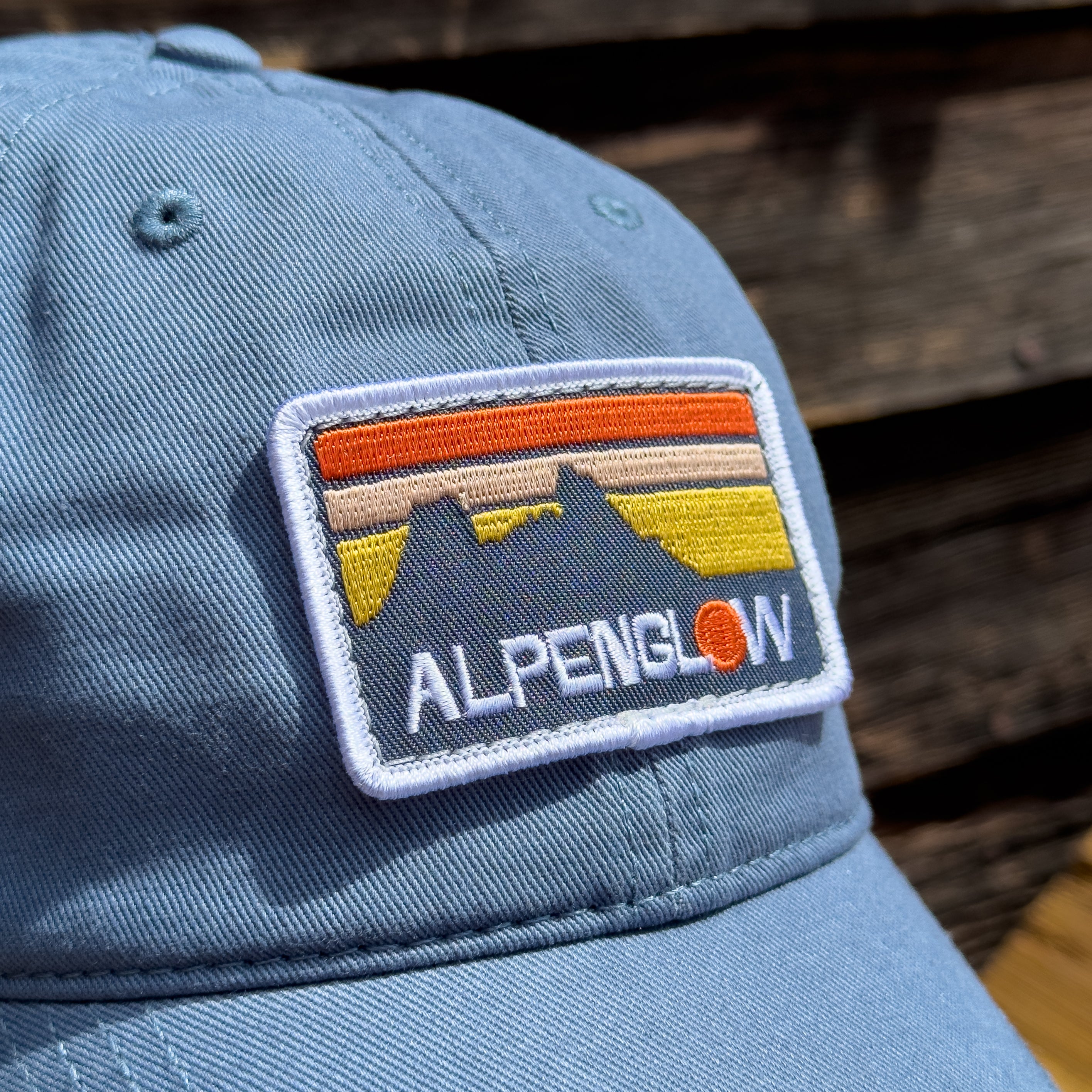 Alpenglow Embroidered Patch Dad Hat (Twilight)