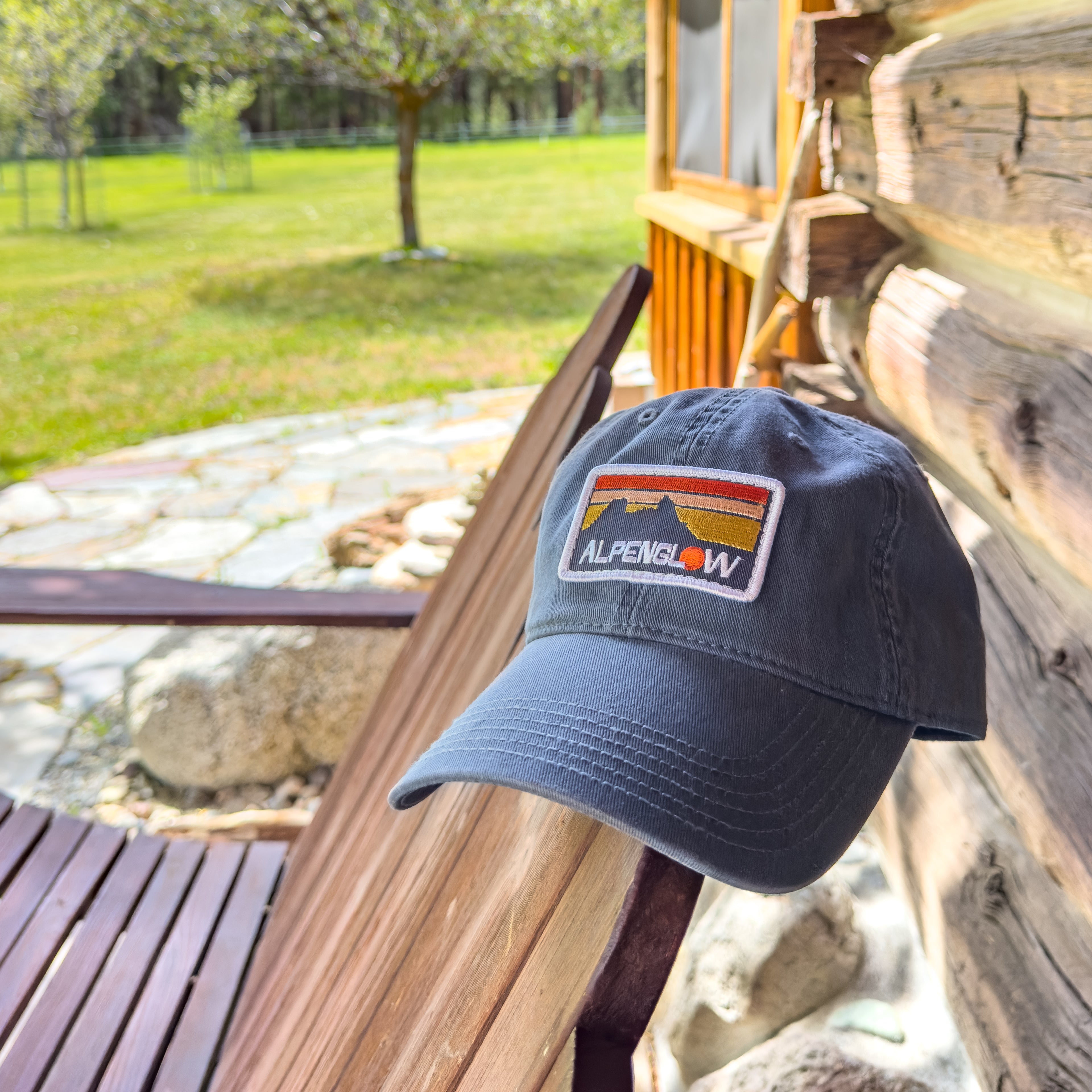 Alpenglow Embroidered Patch Dad Hat (Twilight)