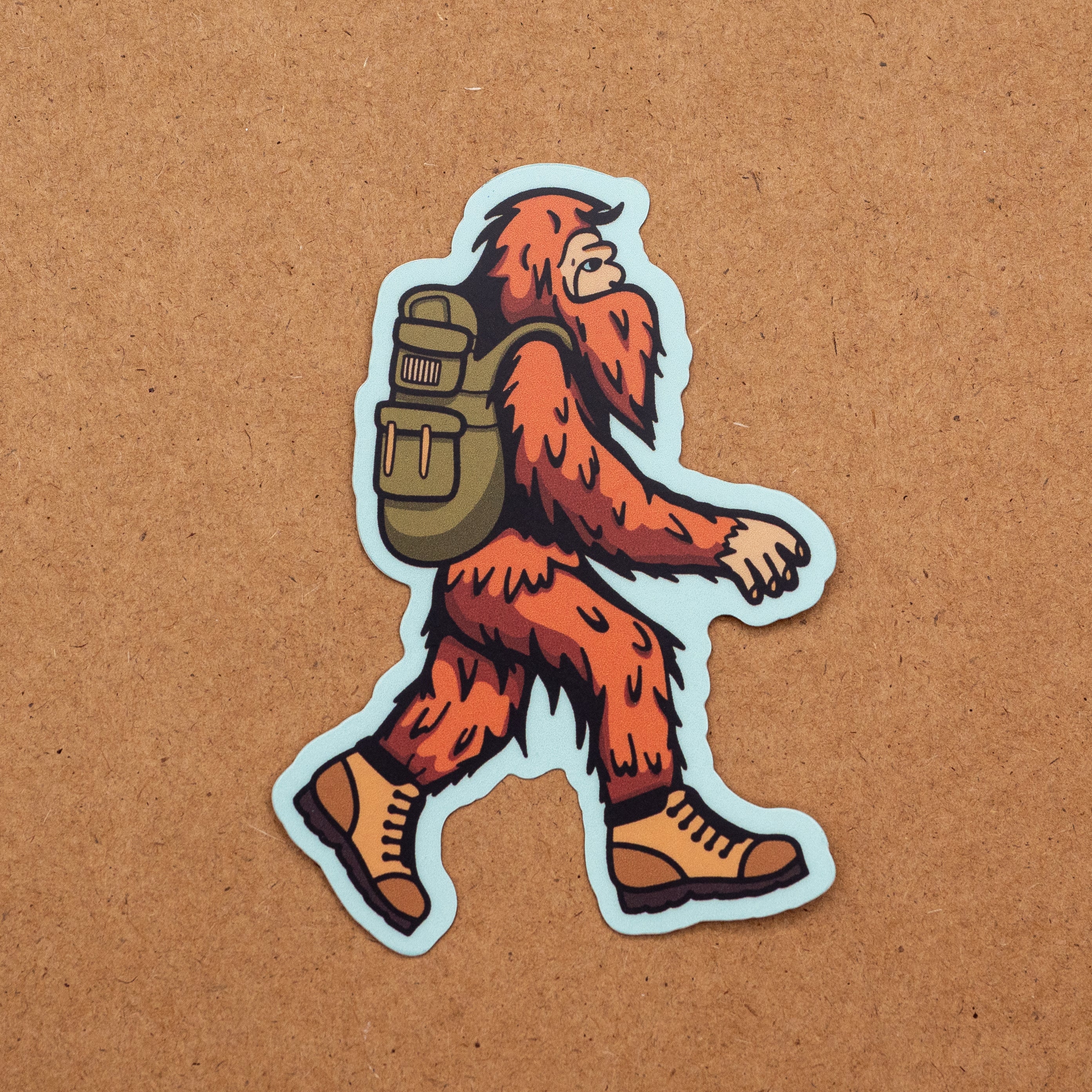 Squatch Hiker Sticker