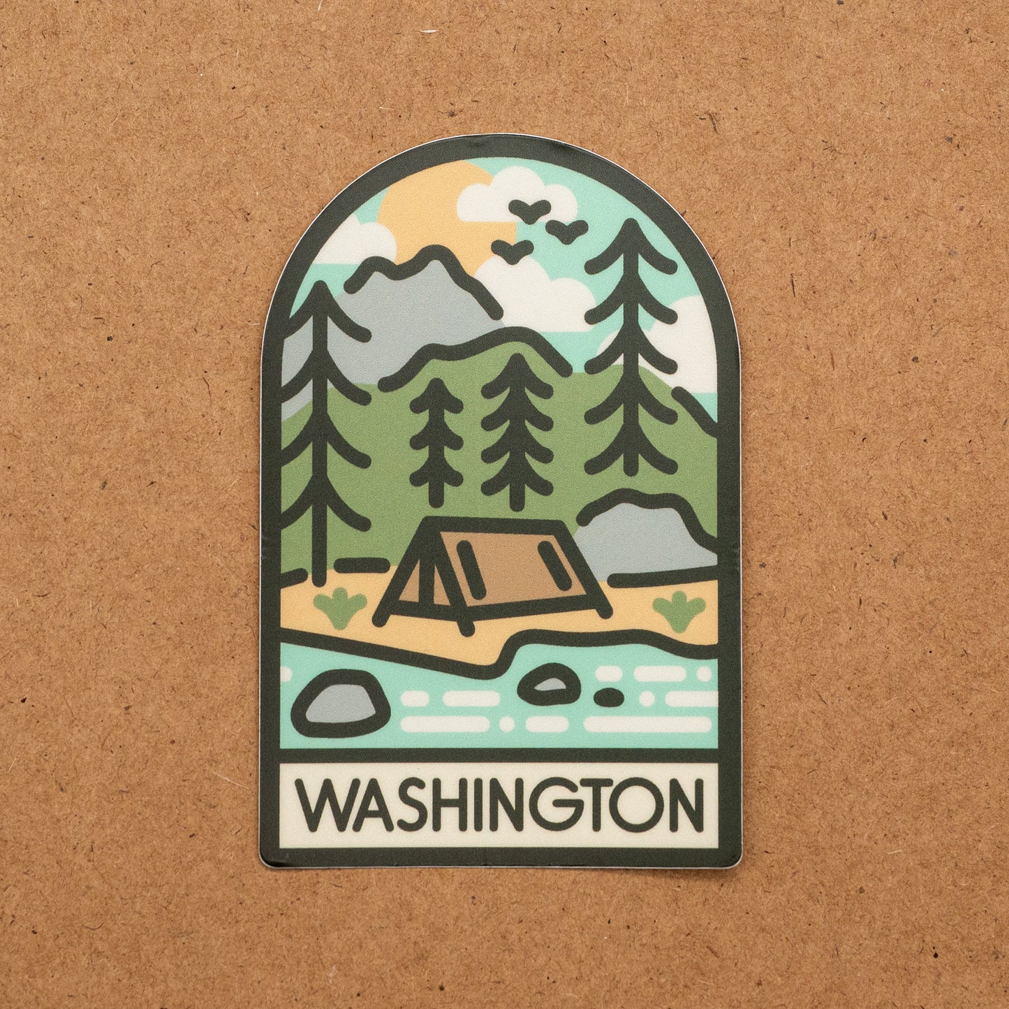 Washington Camp Sticker