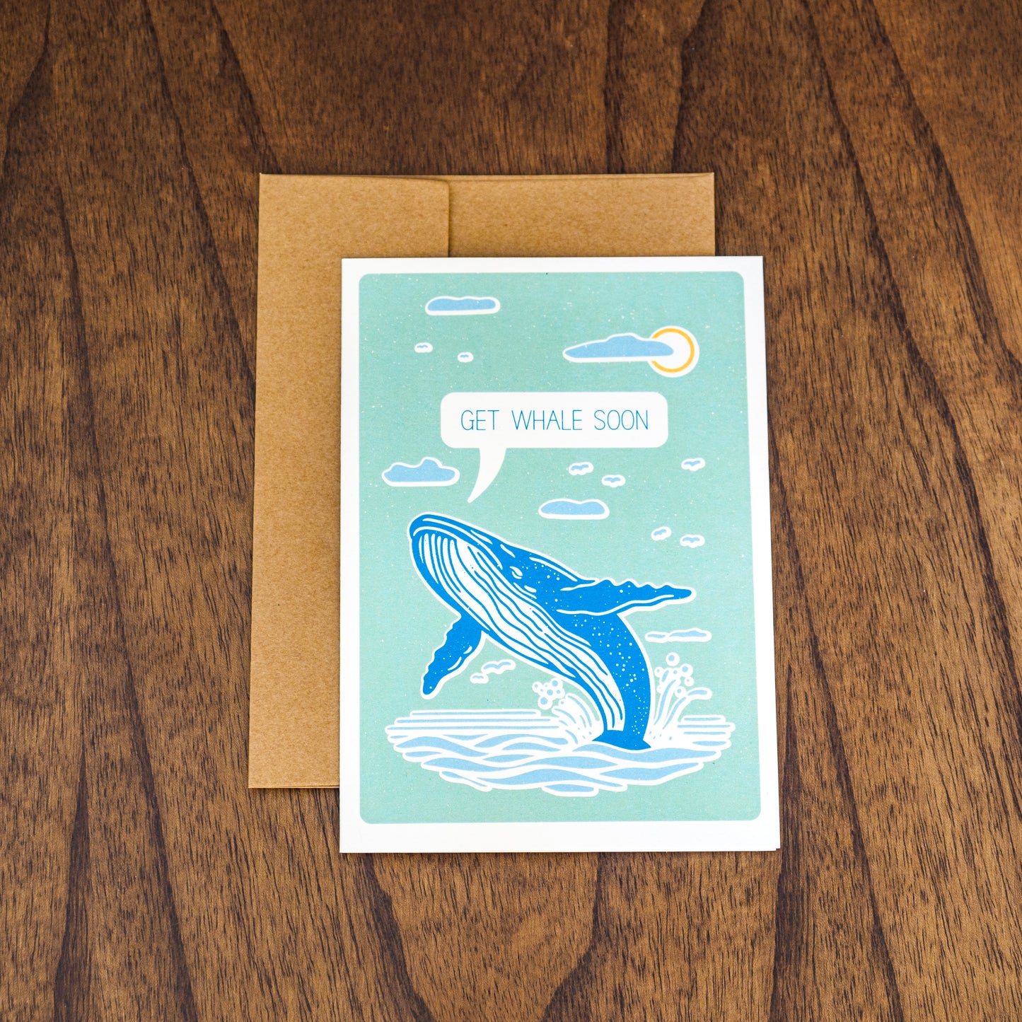 Get Whale Soon Greeting Card