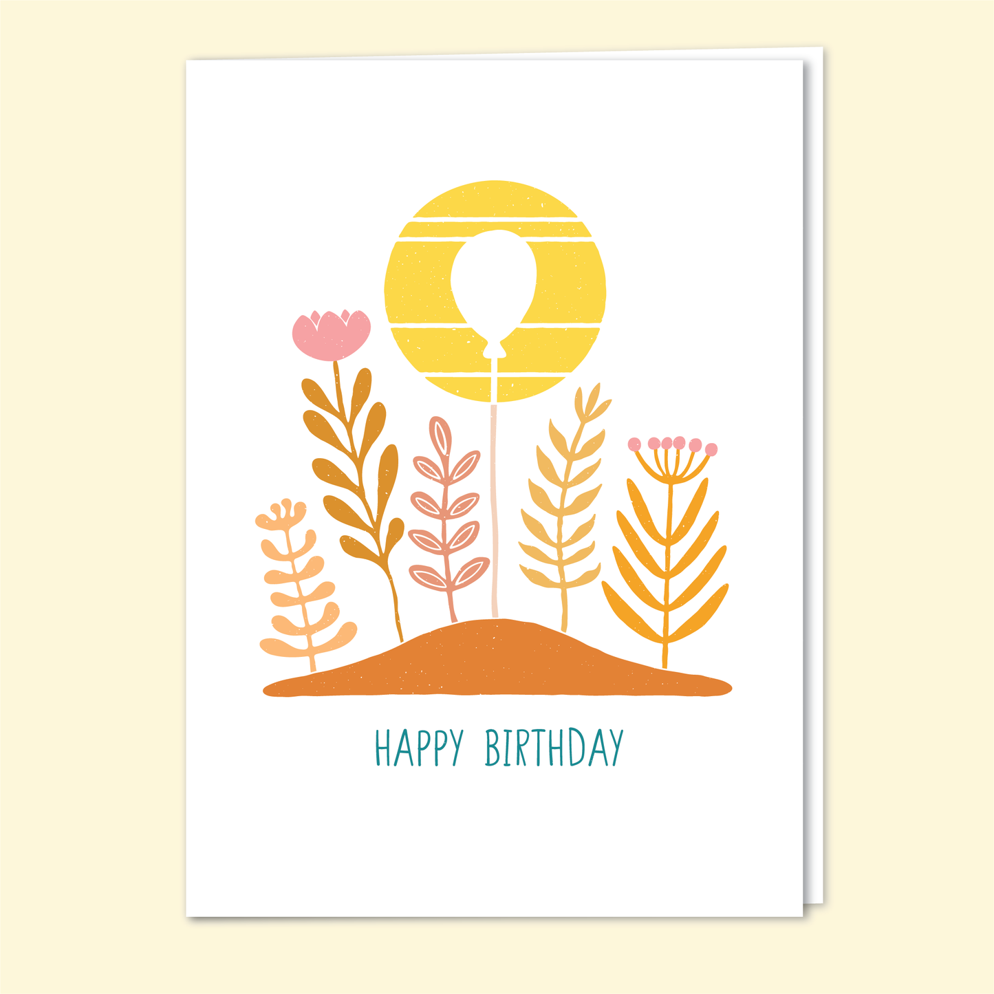 Wildflower Birthday Card