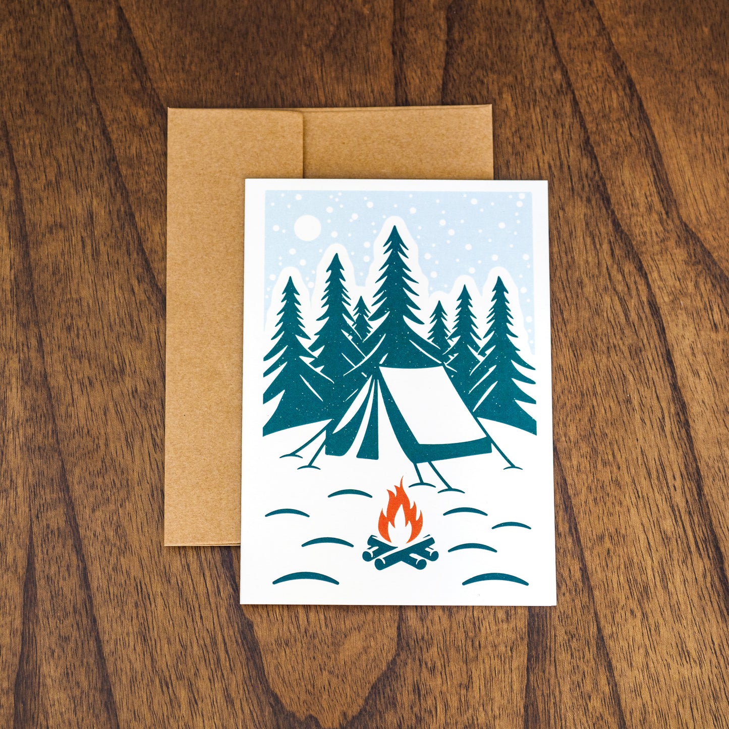 Blanketed Basecamp Art Card