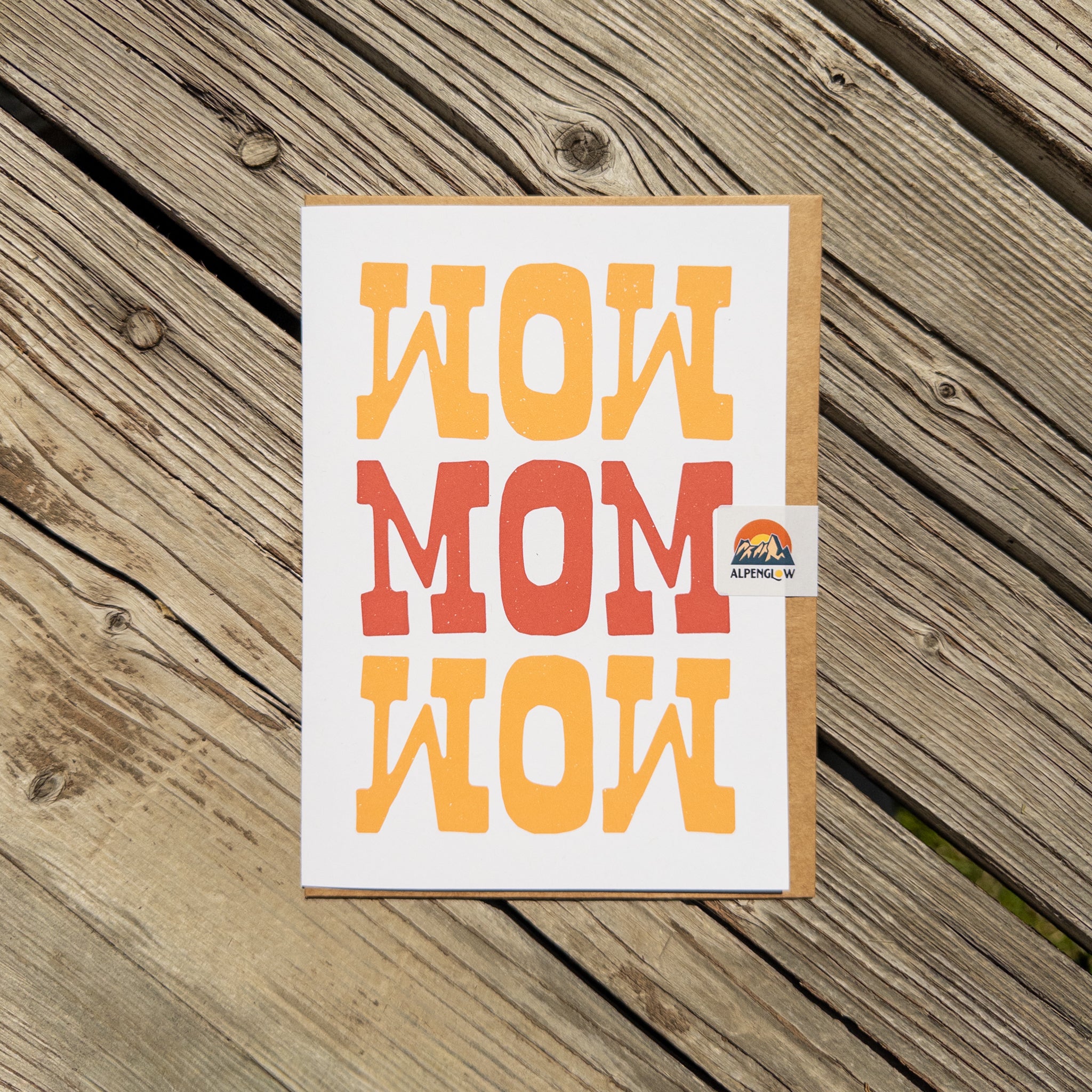Wow Mom Greeting Card