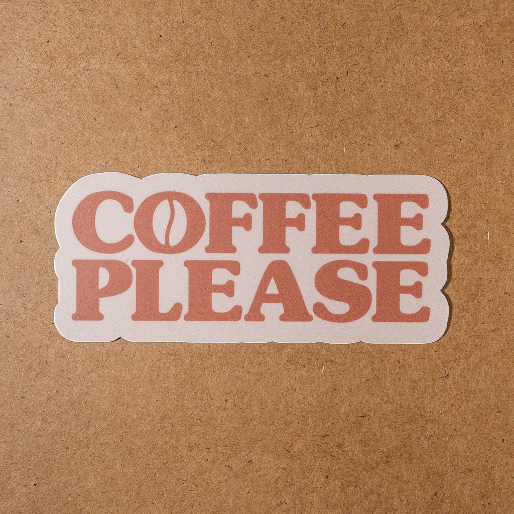 Coffee Please Sticker