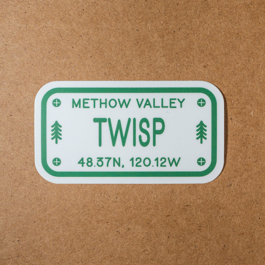 Twisp License Plate Sticker